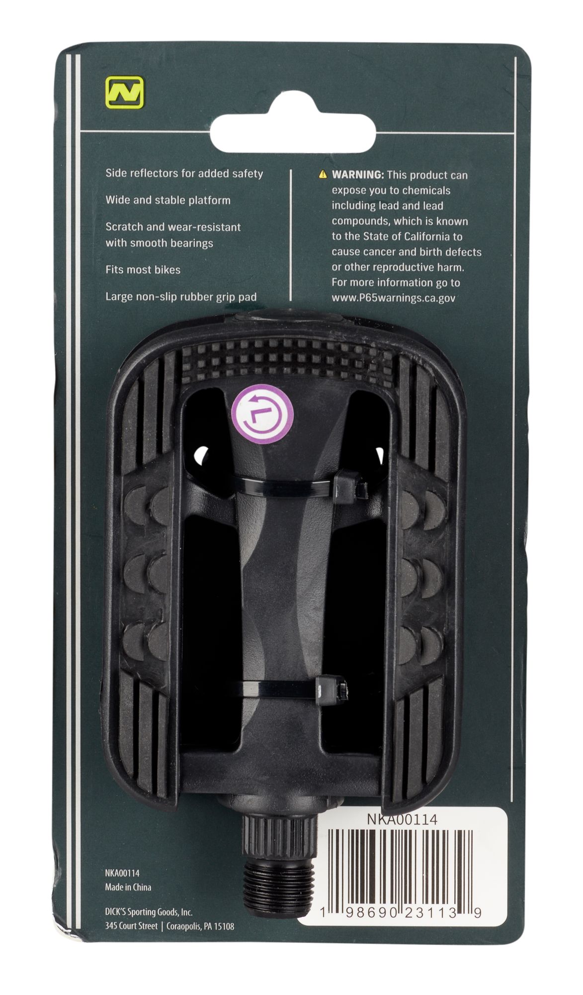 Nishiki Hybrid Bike Pedals product image