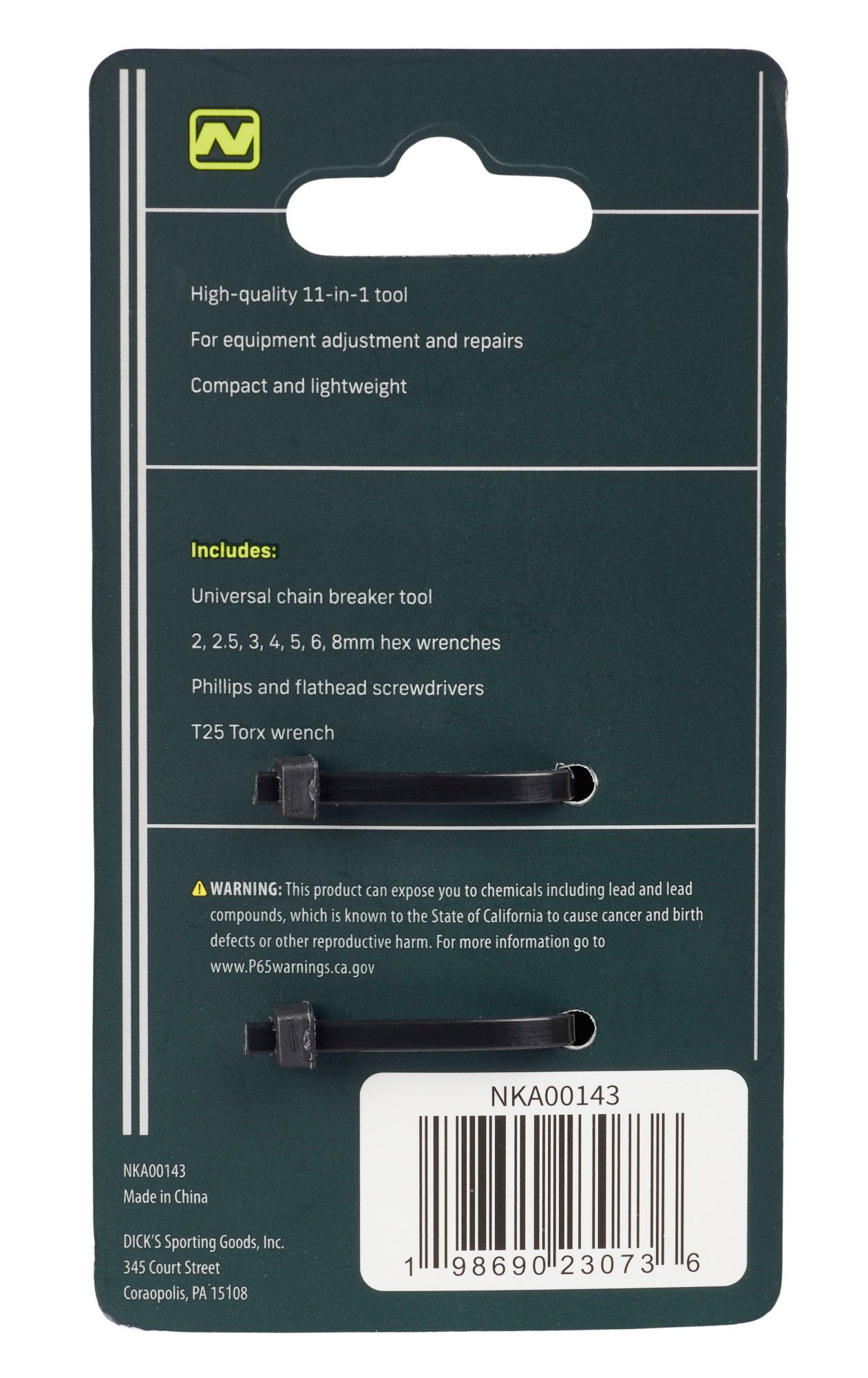Nishiki 11 Piece Bike Multi-Tool product image