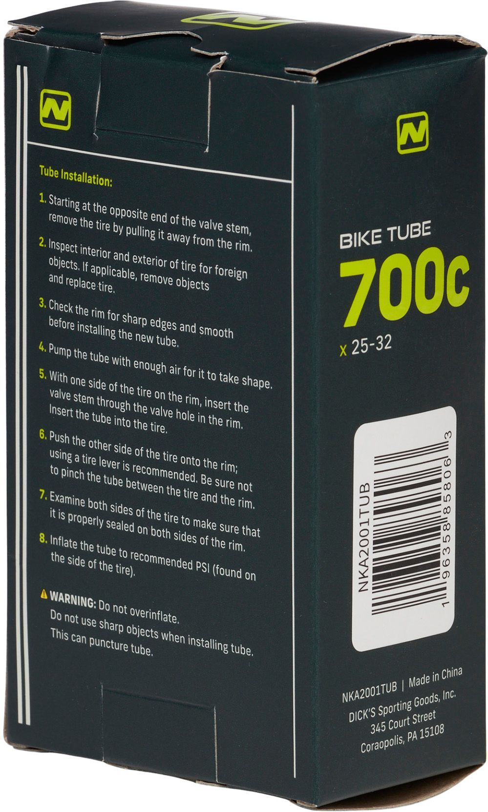 Nishiki Presta Valve 700c 25-32 Bike Tube product image