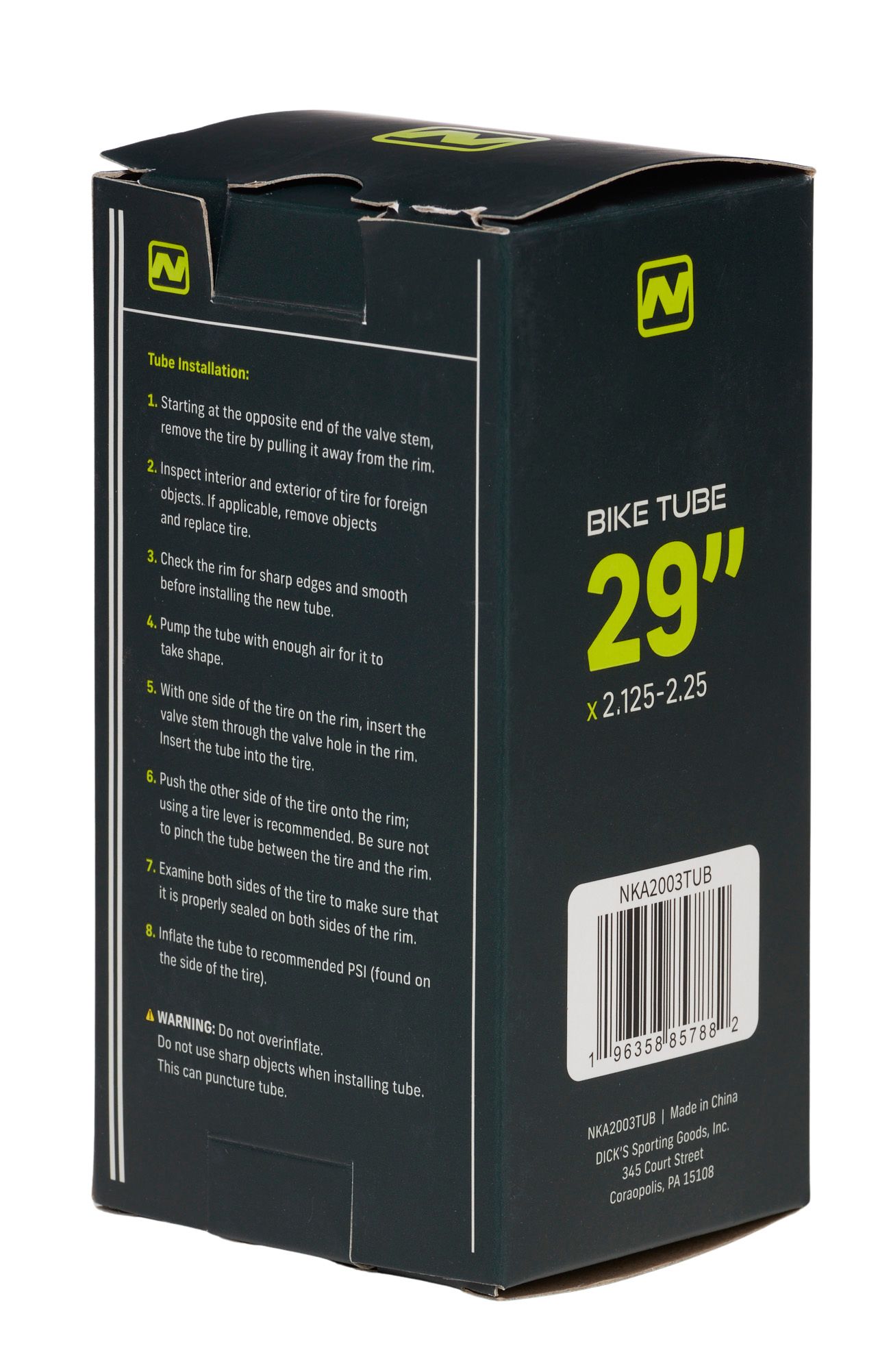 Nishiki Presta Valve 29'' 2.125-2.25 Bike Tube product image