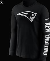 Nike Men's New England Patriots Reflective Black Long Sleeve T-Shirt product image