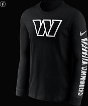 Nike Men's Washington Commanders Reflective Black Long Sleeve T-Shirt product image