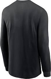 Nike Men's Pittsburgh Pirates Black Arch Over Logo Long Sleeve T-Shirt