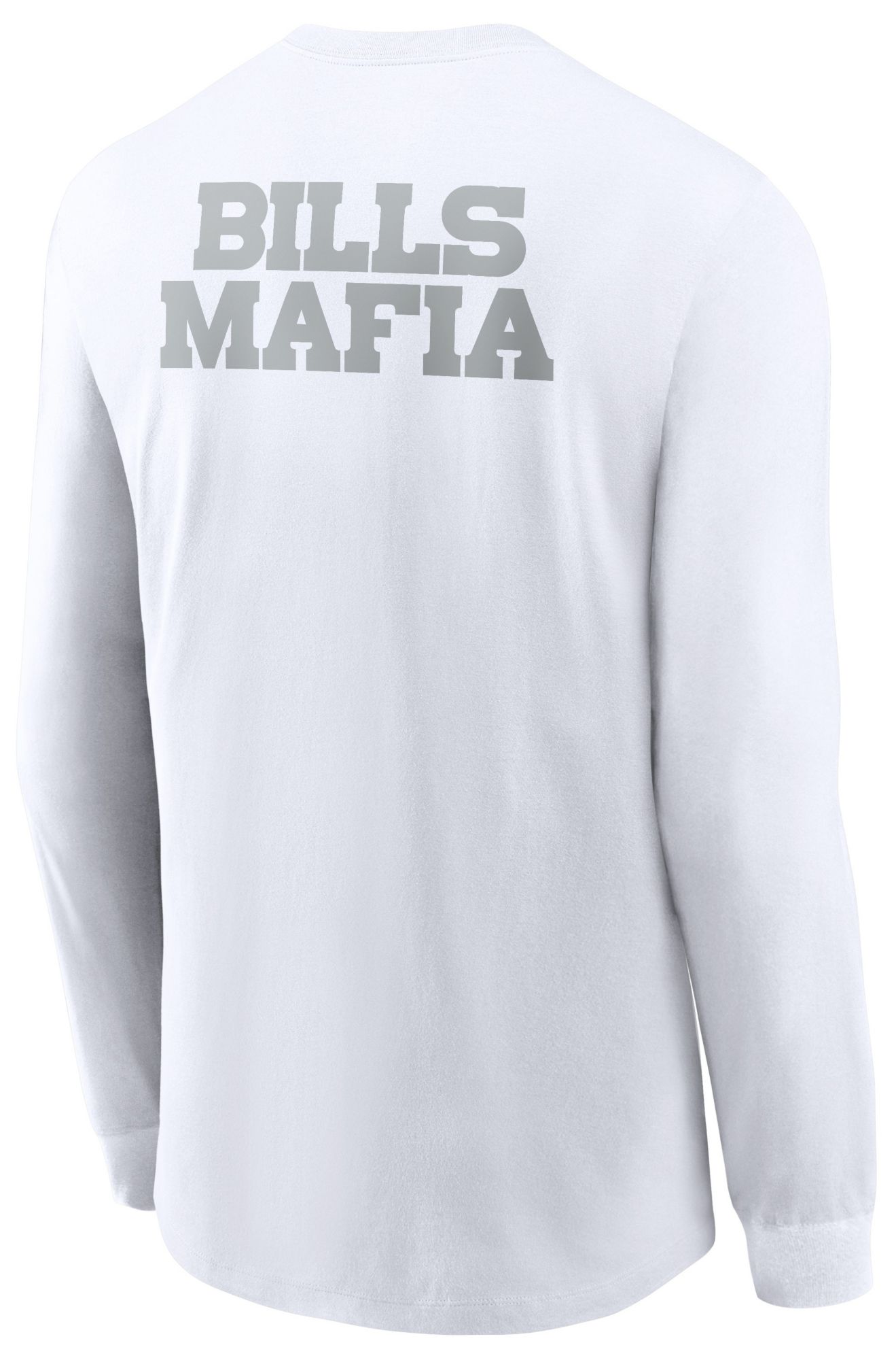 Nike Men's Buffalo Bills White Cotton Long Sleeve T-Shirt product image