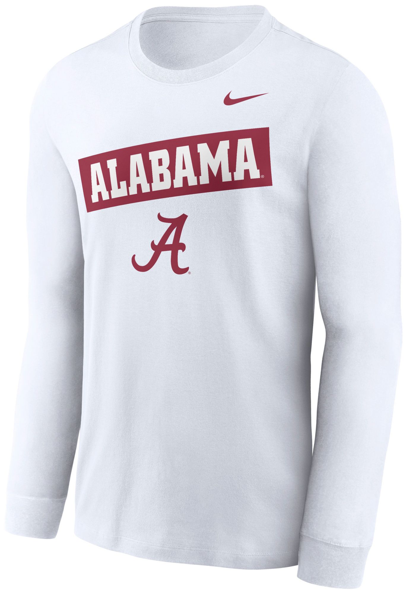 Nike Adult Alabama Crimson Tide 2Sided White Long Sleeve T-Shirt product image