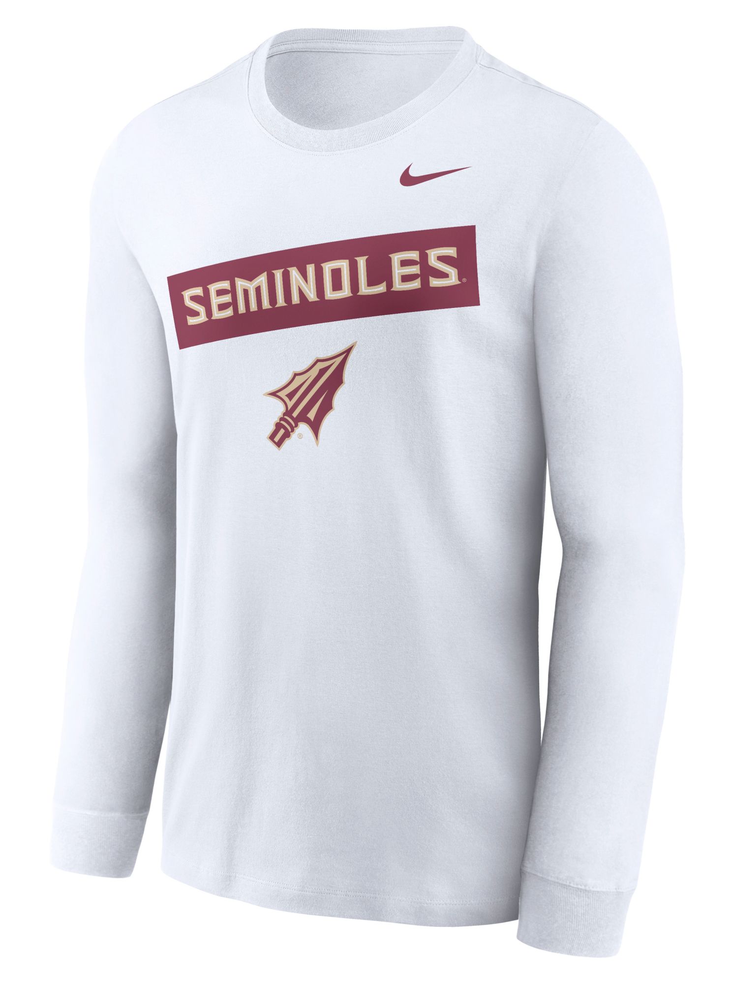 Nike Adult Florida State Seminoles 2Sided White Long Sleeve T-Shirt product image