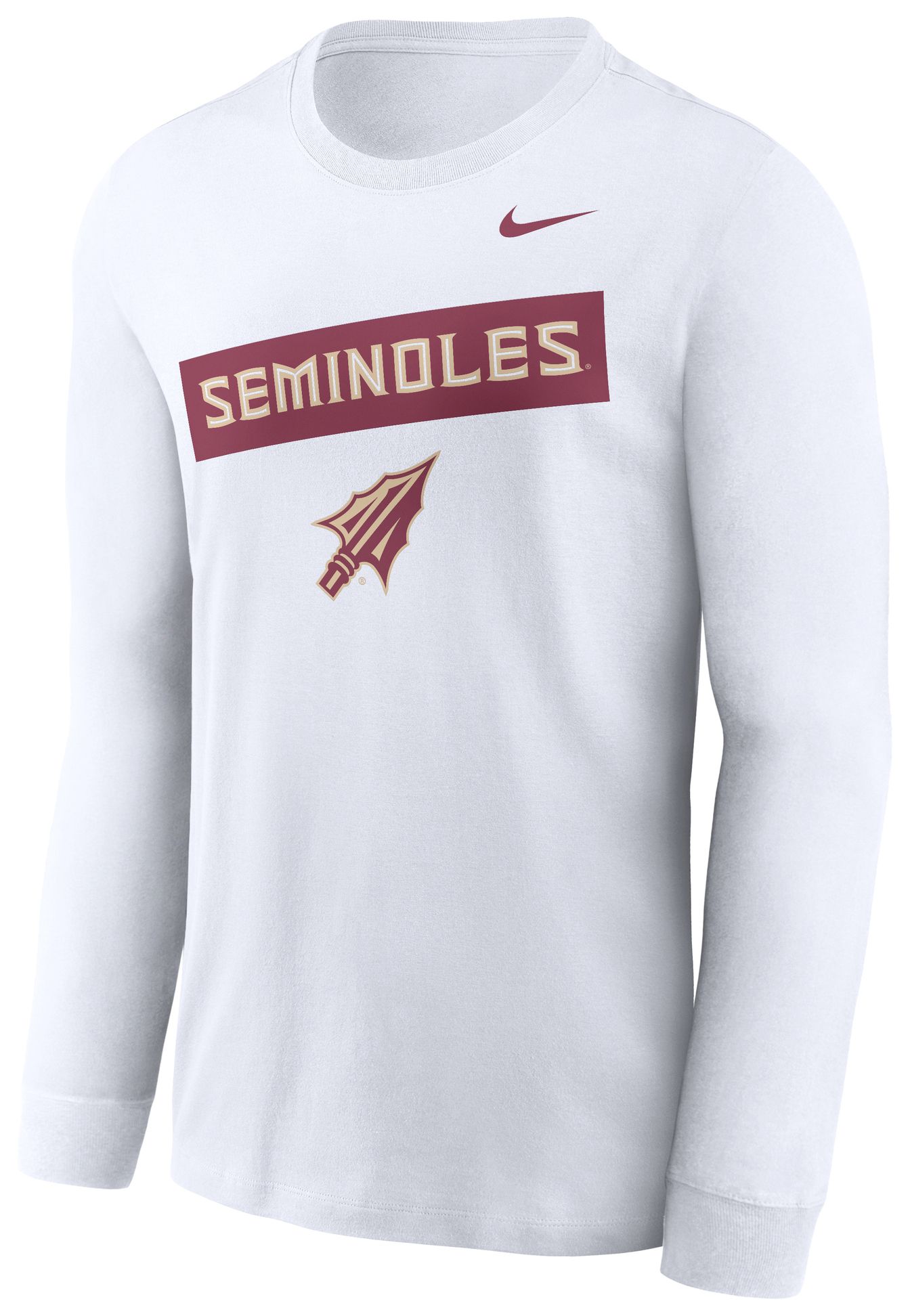 Nike Adult LSU Tigers 2Sided White Long Sleeve T-Shirt product image