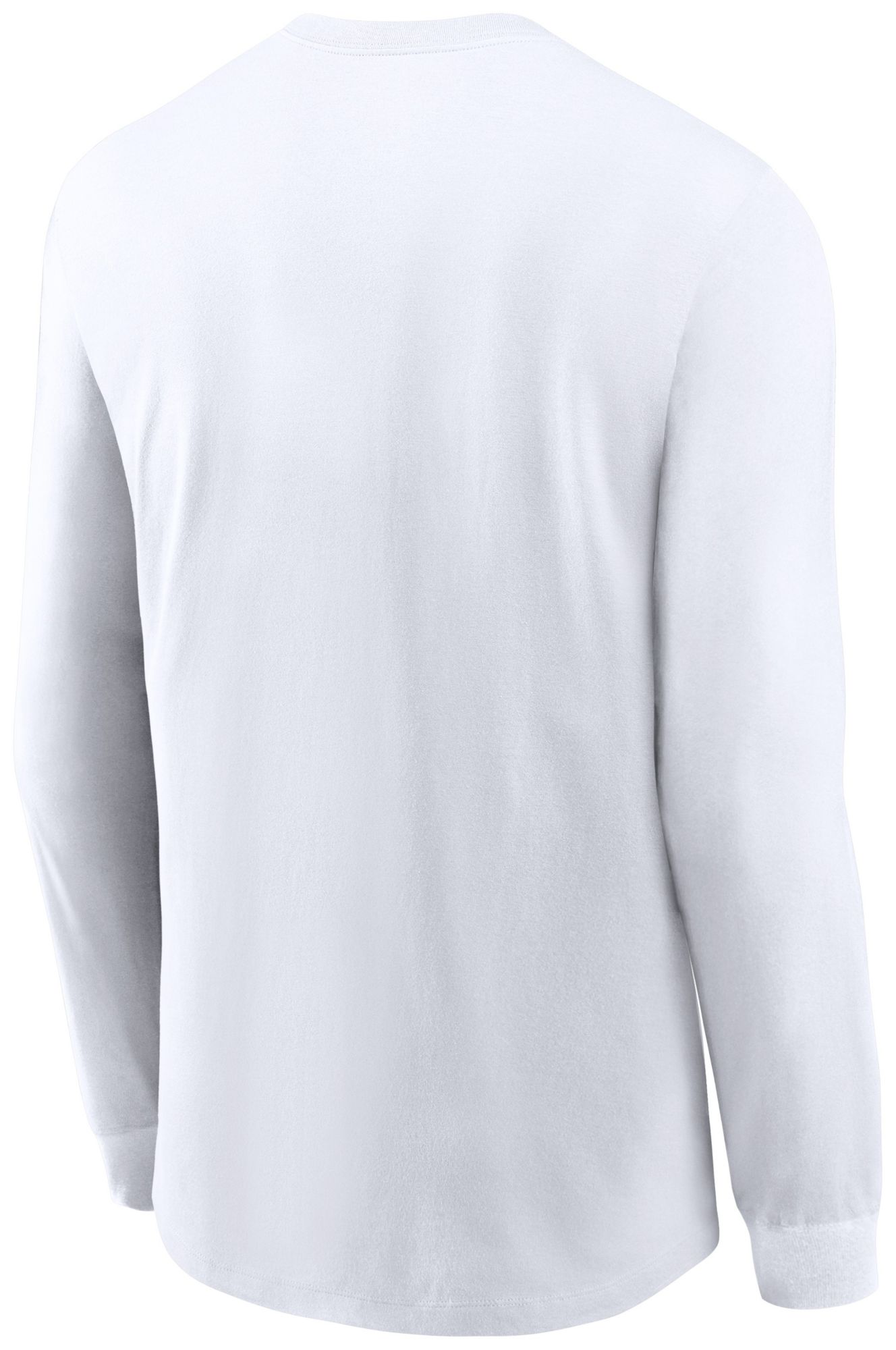 Jordan Men's North Carolina Tar Heels White Sleeve Hit Long Sleeve T-Shirt product image