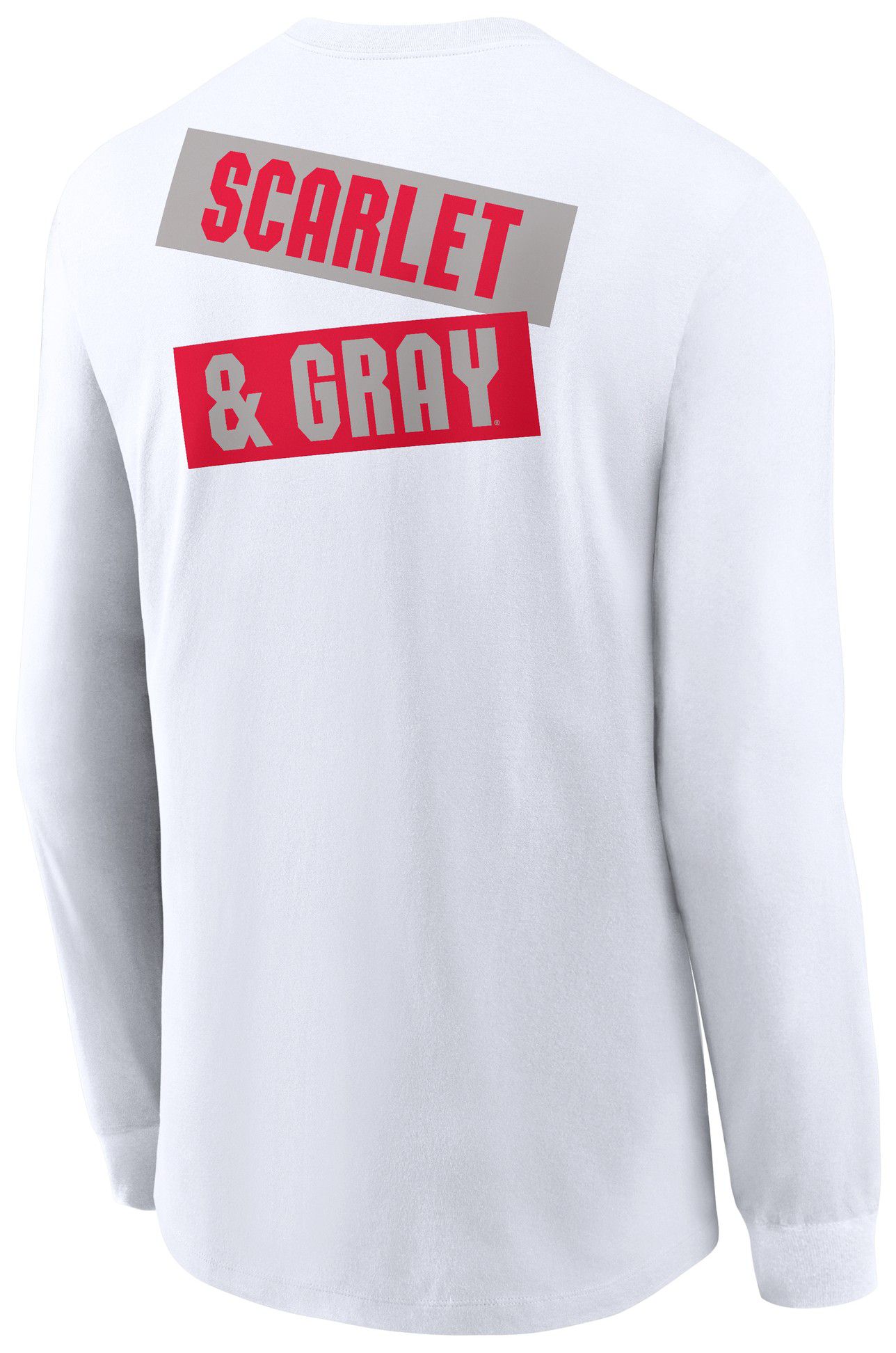 Nike Adult Ohio State Buckeyes 2Sided White Long Sleeve T-Shirt product image