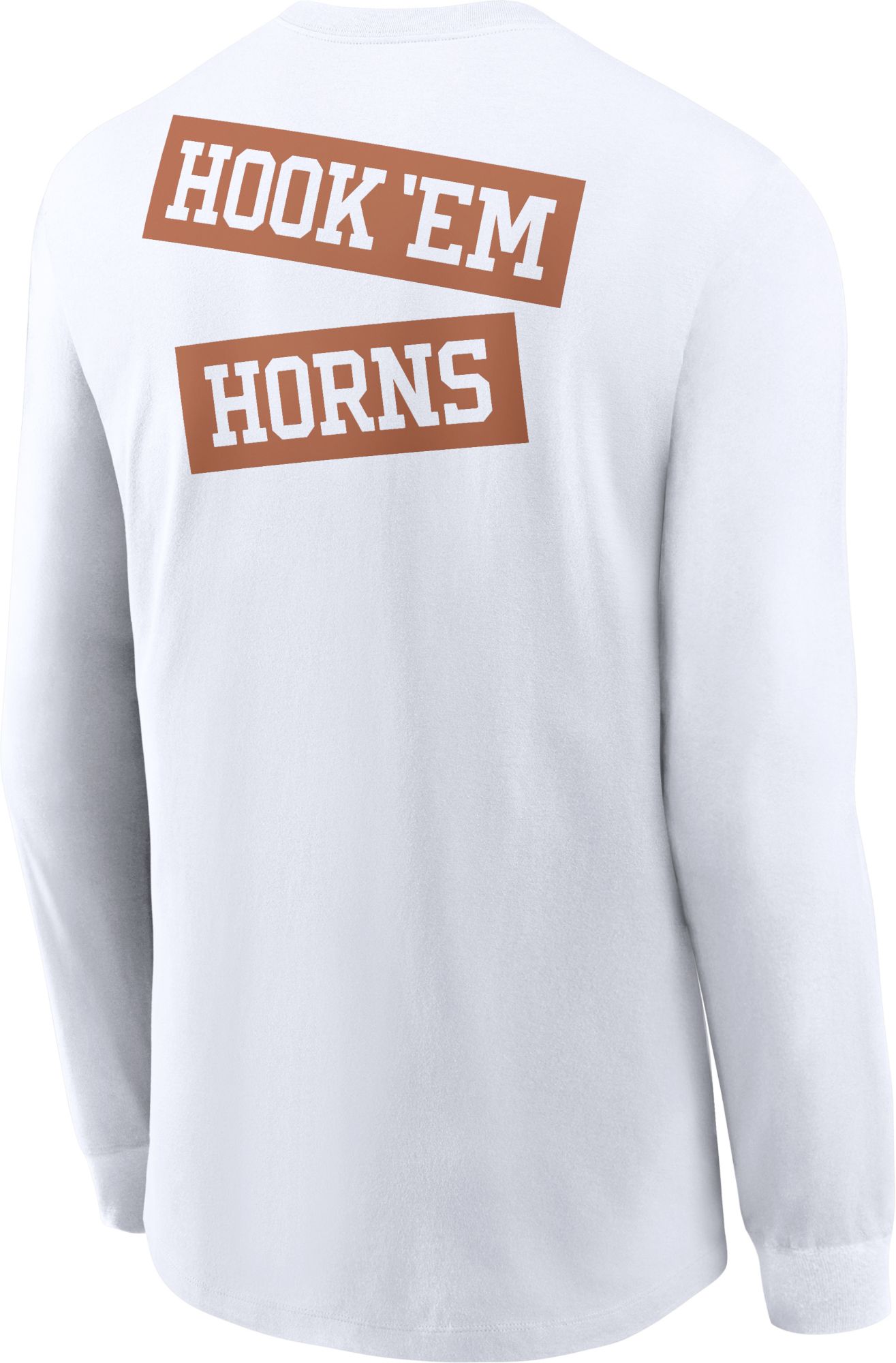 Nike Adult Texas Longhorns 2Sided White Long Sleeve T-Shirt product image