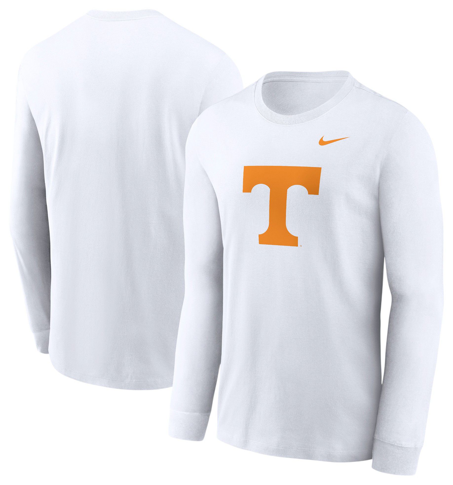 Nike Men's Tennessee Volunteers White Primary Logo Long Sleeve Shirt product image