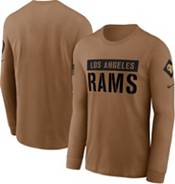 Men's St. Louis Rams Nike Navy Blue Stadium Touch Long Sleeve Performance  T-Shirt
