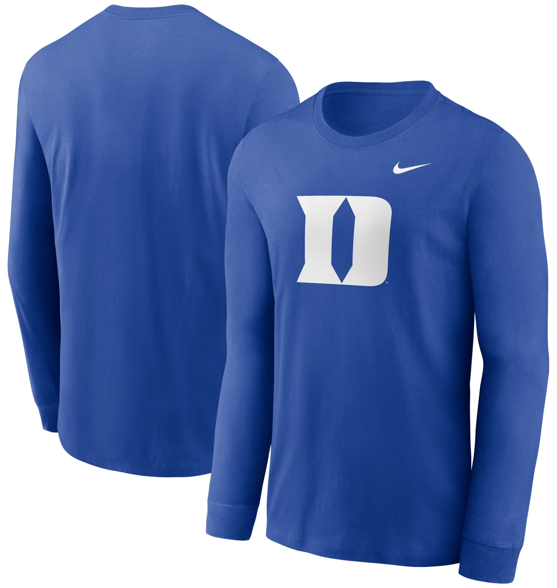 Nike Men's Duke Blue Devils Duke Blue Core Cotton Logo Long Sleeve T-Shirt product image