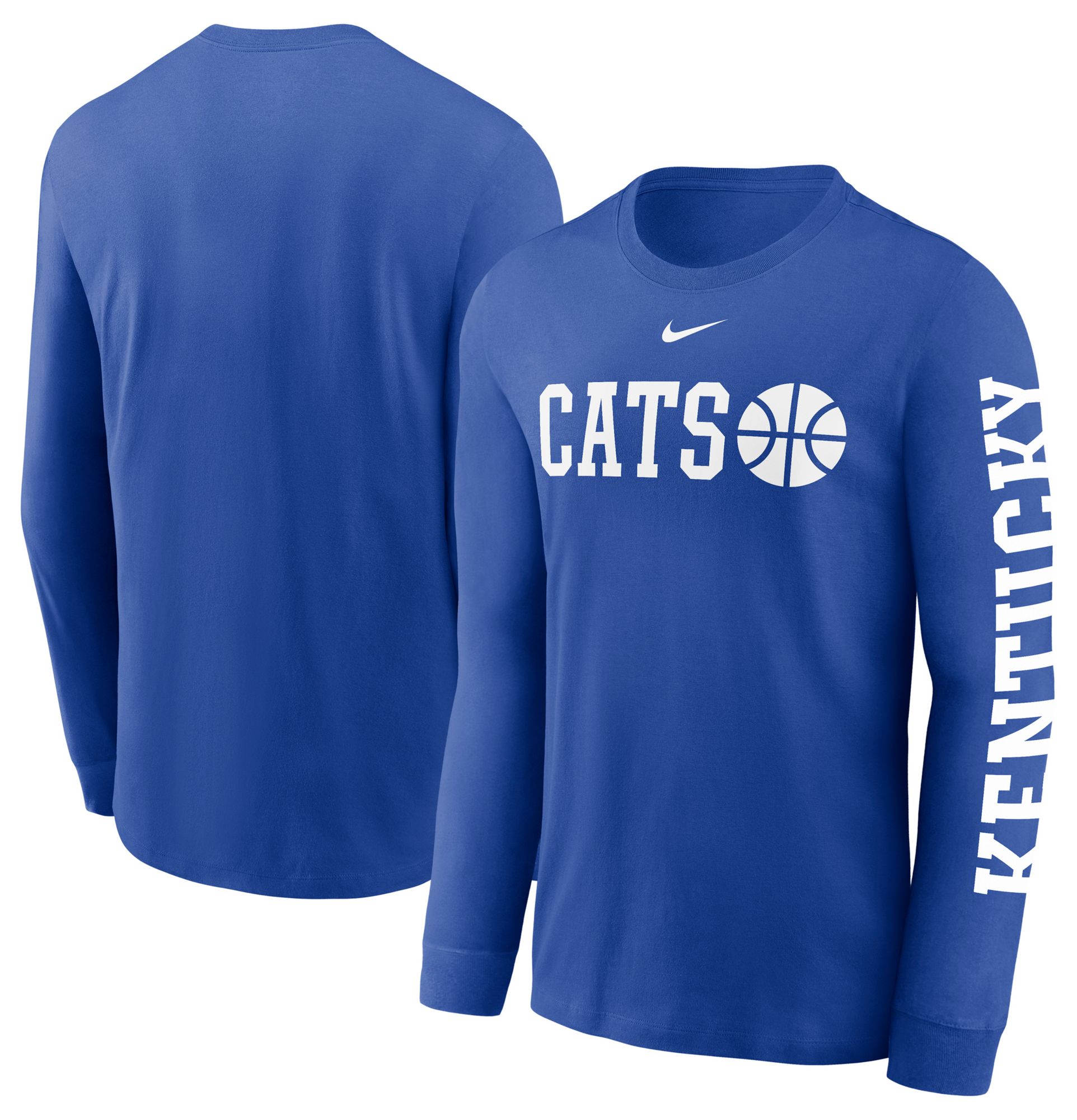 Nike Men's Kentucky Wildcats Game Royal Icon Long Sleeve T-Shirt product image