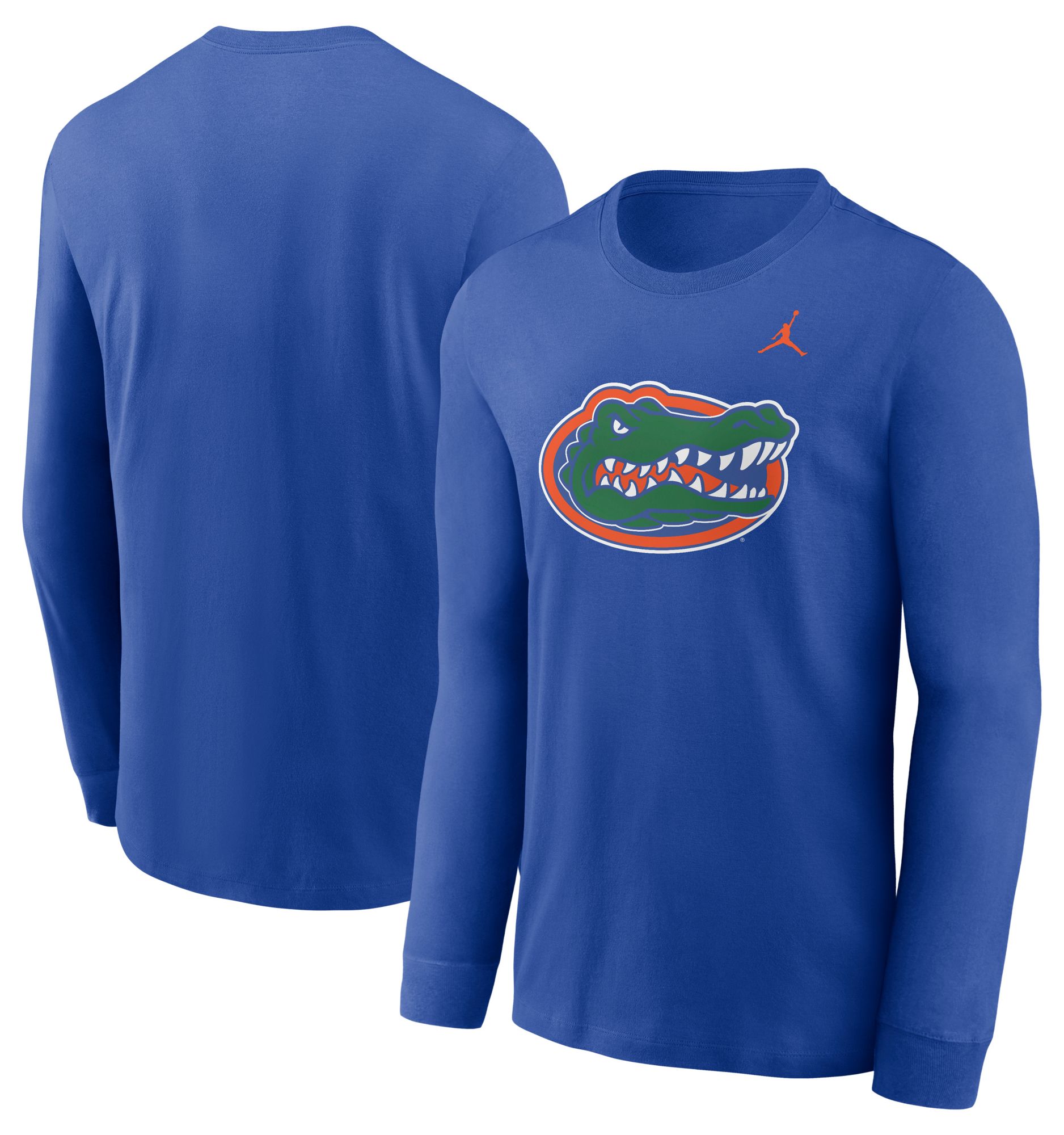 Nike Men's Florida Gators Blue Core Cotton Logo Long Sleeve T-Shirt product image