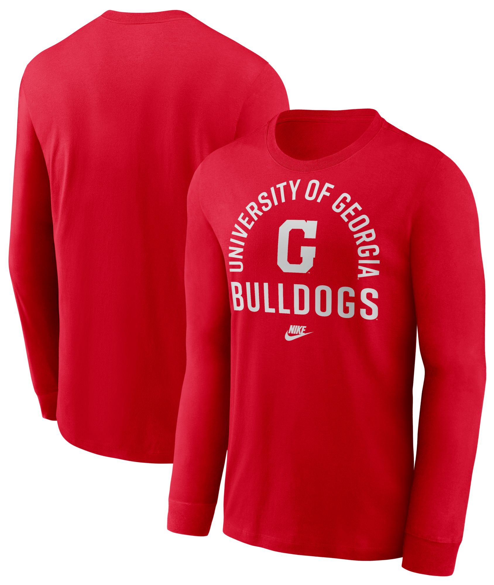 Nike Men's Georgia Bulldogs University Red Legacy Arch Long Sleeve T-Shirt product image