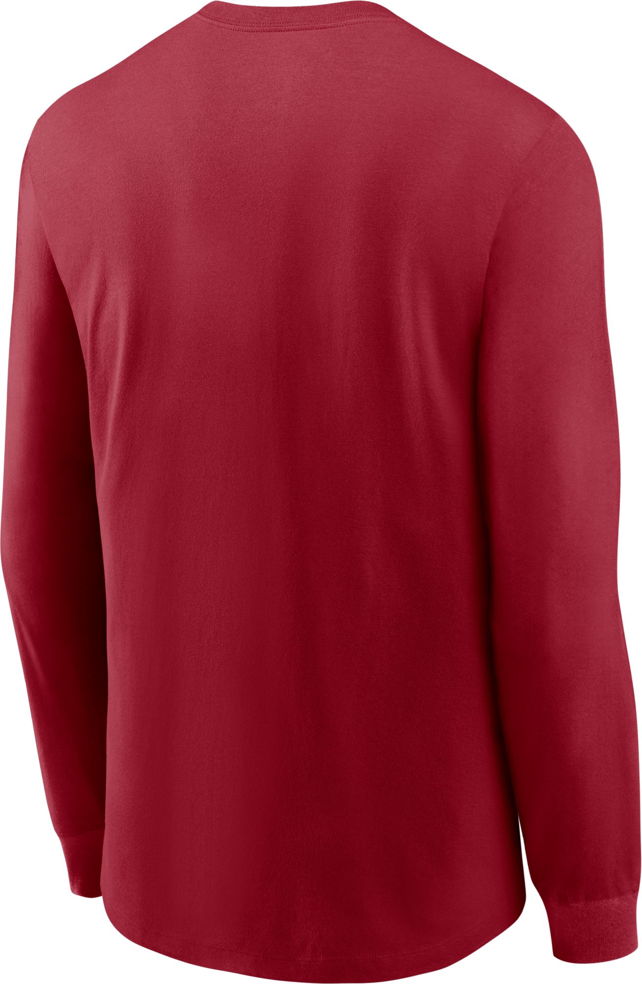 Nike Men's Arizona Cardinals Logo Long Sleeve Cotton Red T-Shirt product image