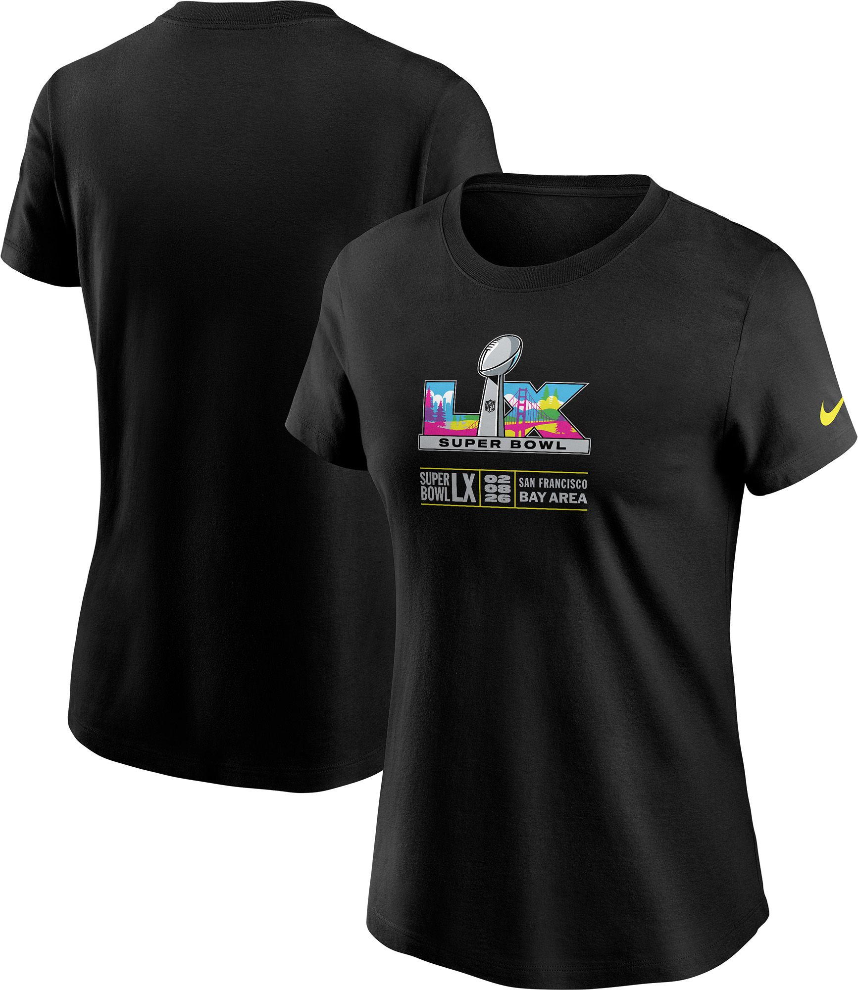 Nike Women's 2025-26 Super Bowl LX Black Essential T-Shirt product image