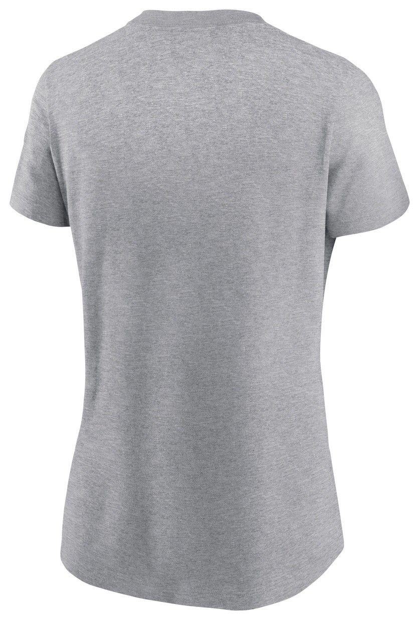 Nike Women's Ohio State Buckeyes Grey Heather Sideline Logo Short Sleeve T-Shirt product image