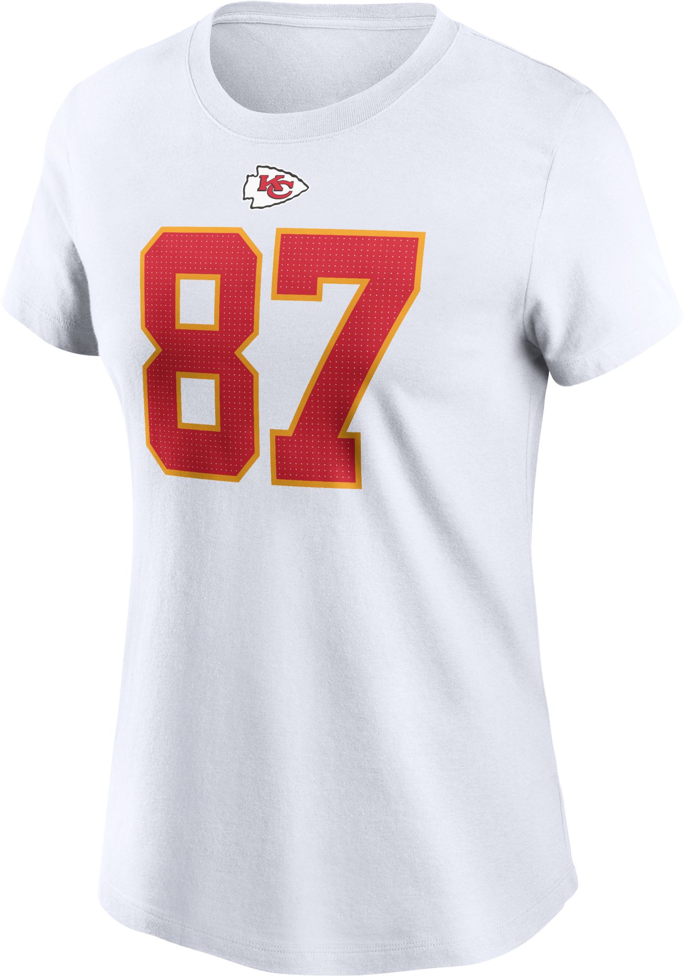 Nike Women's Kansas City Chiefs Travis Kelce #87 White T-Shirt product image