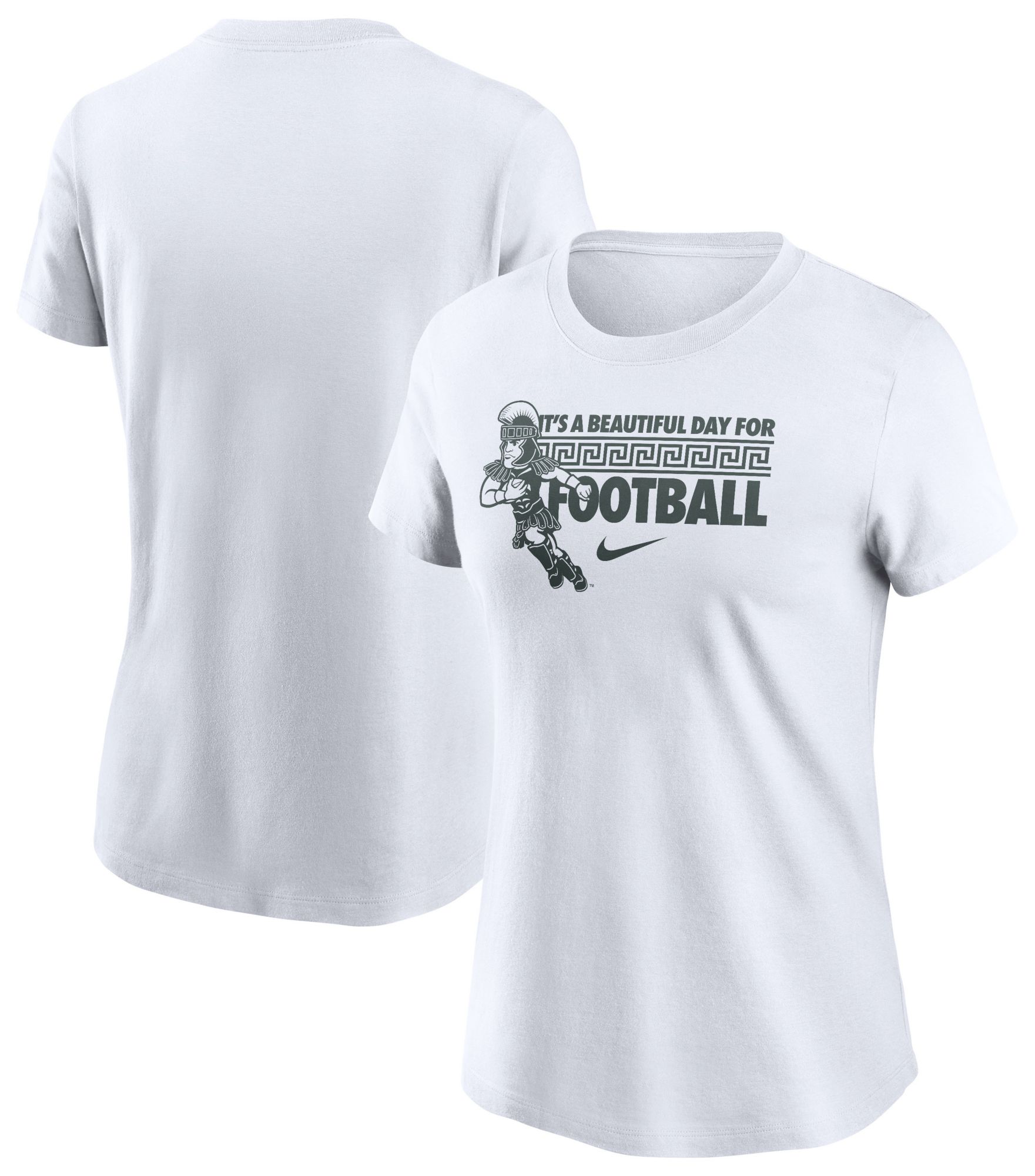 Nike Women's Michigan State Spartans White Old English T-Shirt product image