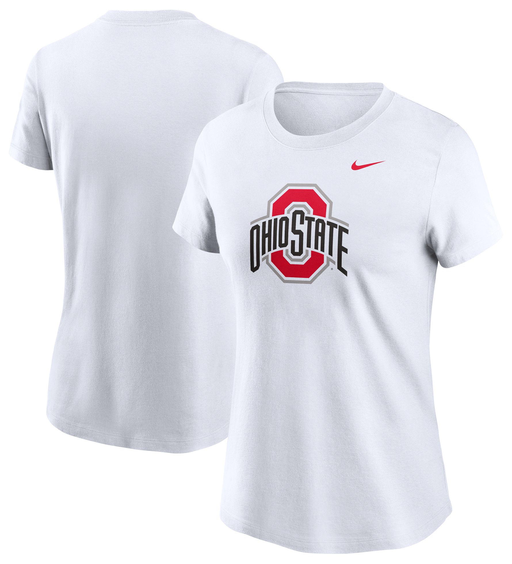 Nike Women's Ohio State Buckeyes White Logo T-Shirt product image