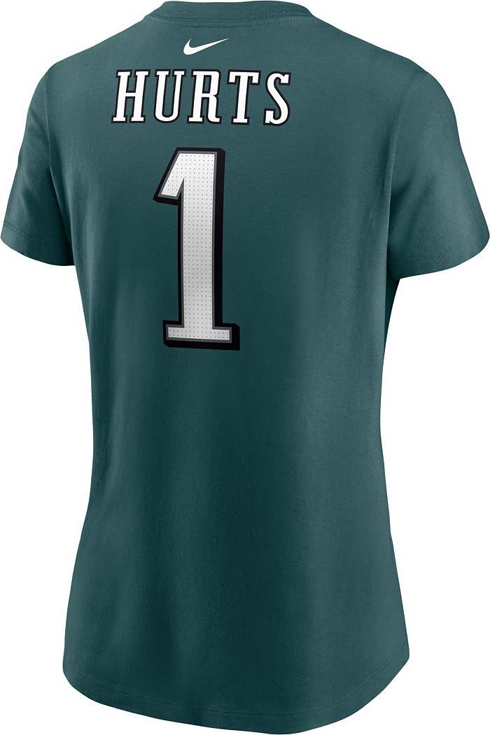 Men's Nike Jalen Hurts White Philadelphia Eagles Player Name & Number T-Shirt