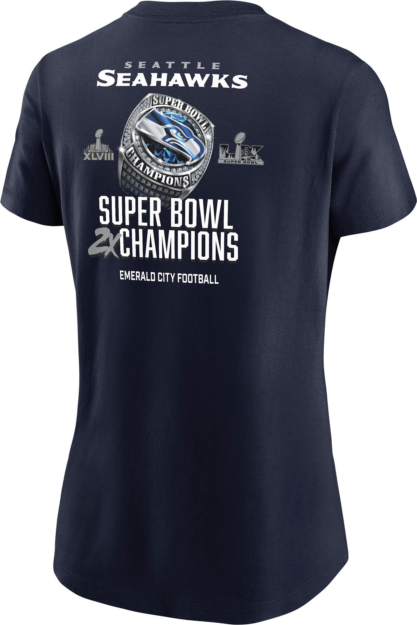 Nike Women's 2025-26 Super Bowl LX Champions Seattle Seahawks Downtown T-Shirt product image