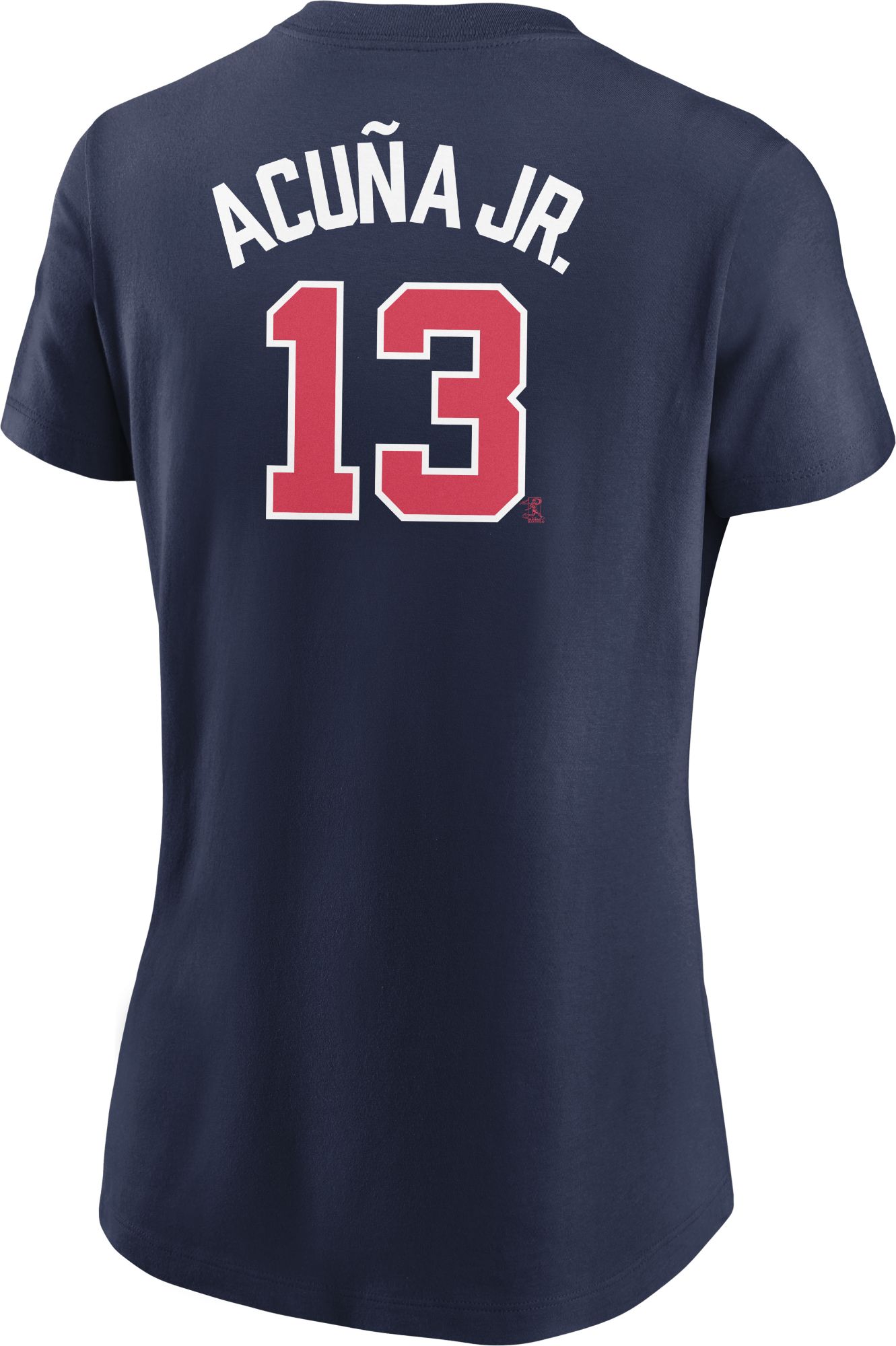 Nike Women's Atlanta Braves Ronald Acuña Jr. #13 White Cool Base