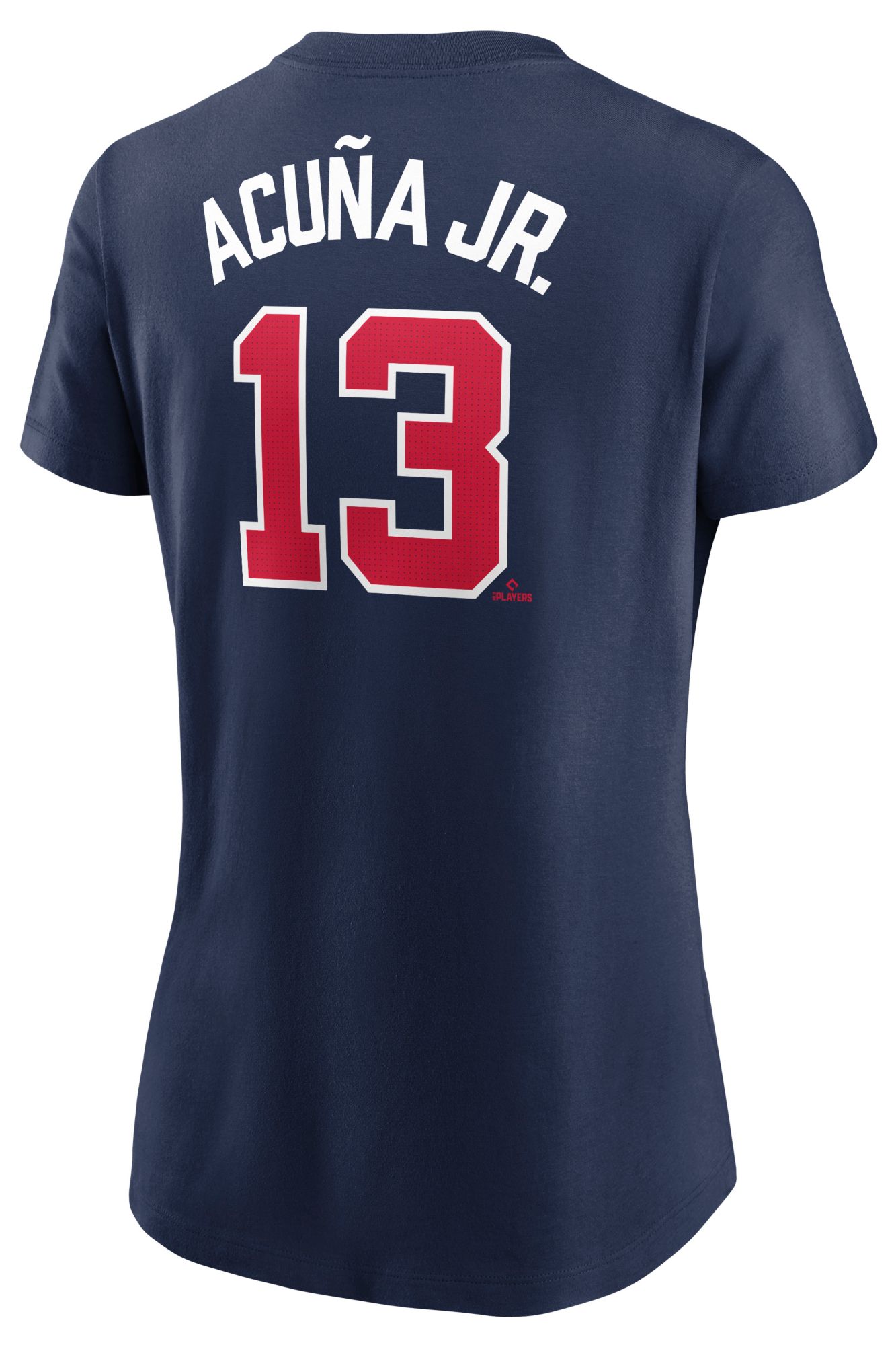 Nike Women's Atlanta Braves Ronald Acuña Jr. #13 Navy Home T-Shirt product image