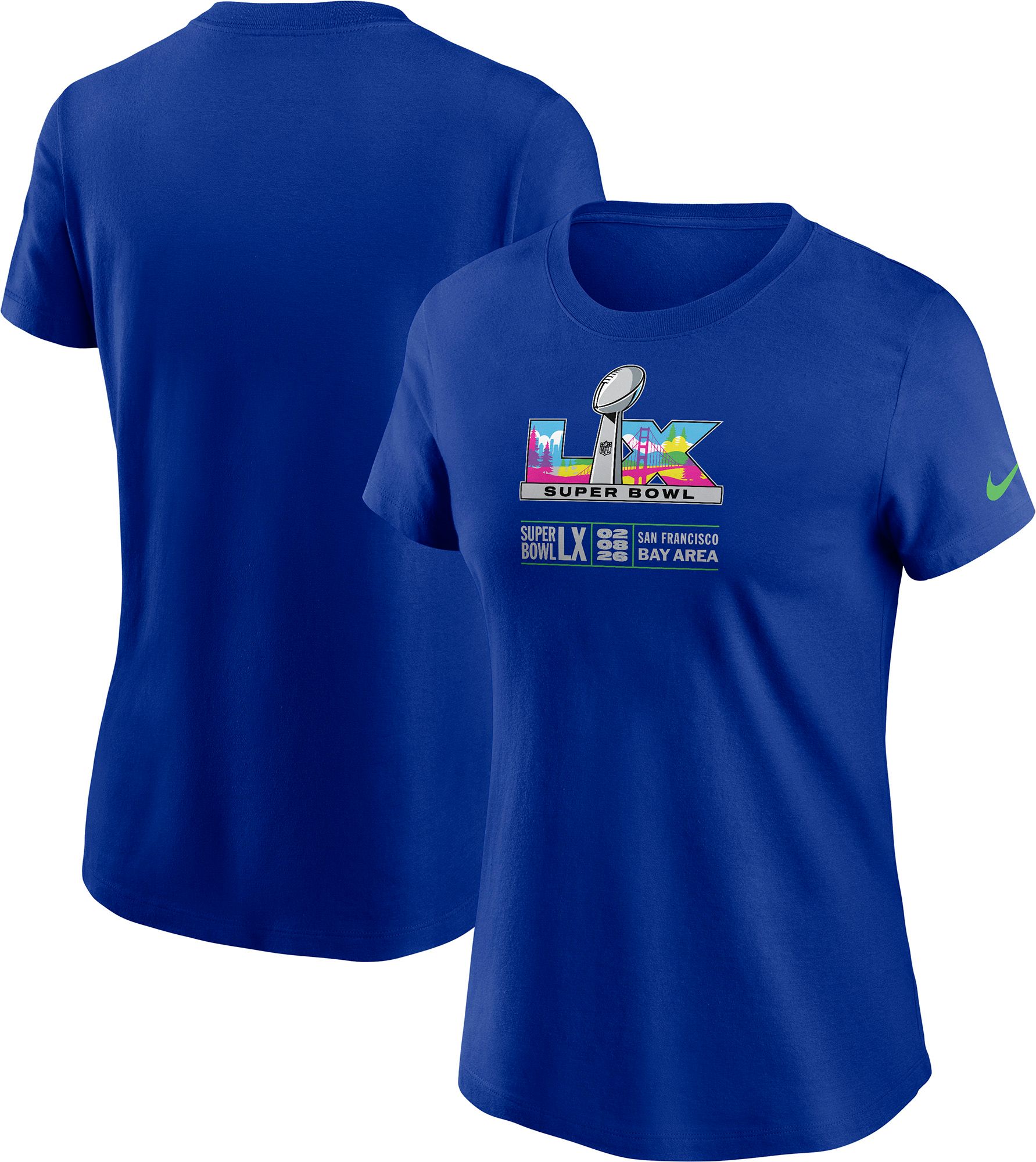 Nike Women's 2025-26 Super Bowl LX Royal Essential T-Shirt product image