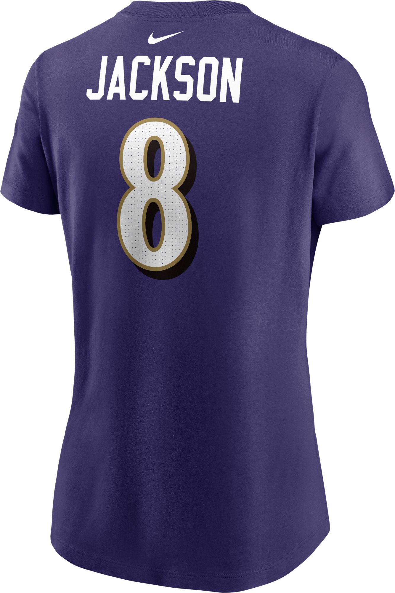 Nike Women's Baltimore Ravens Lamar Jackson #8 Purple T-Shirt product image
