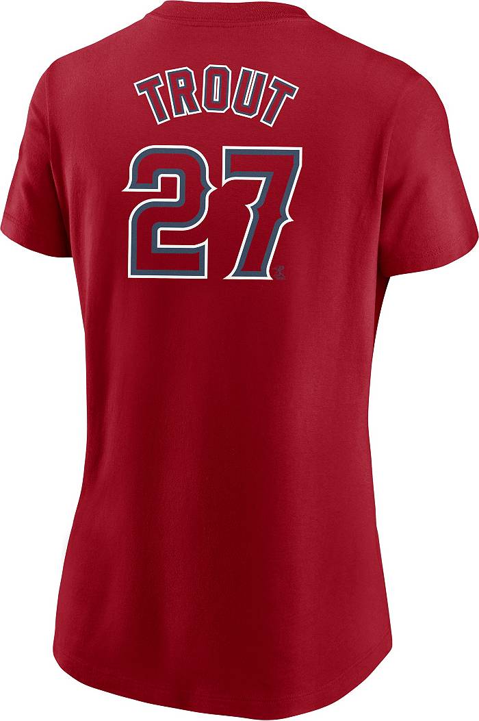 Mike Trout 27 Los Angeles Angels baseball player Vintage shirt