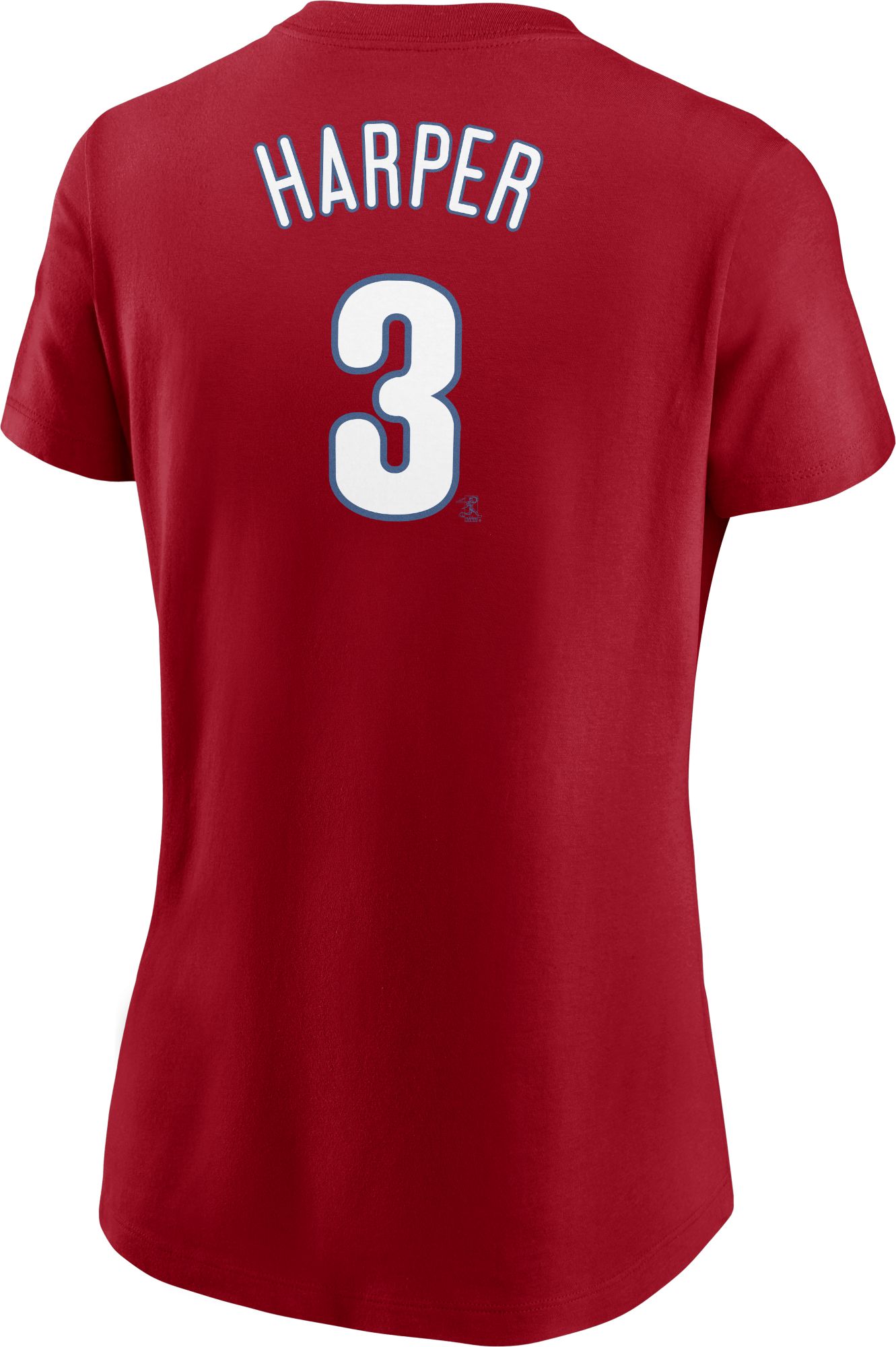 Nike Women's Philadelphia Phillies Bryce Harper #3 Red T-Shirt product image