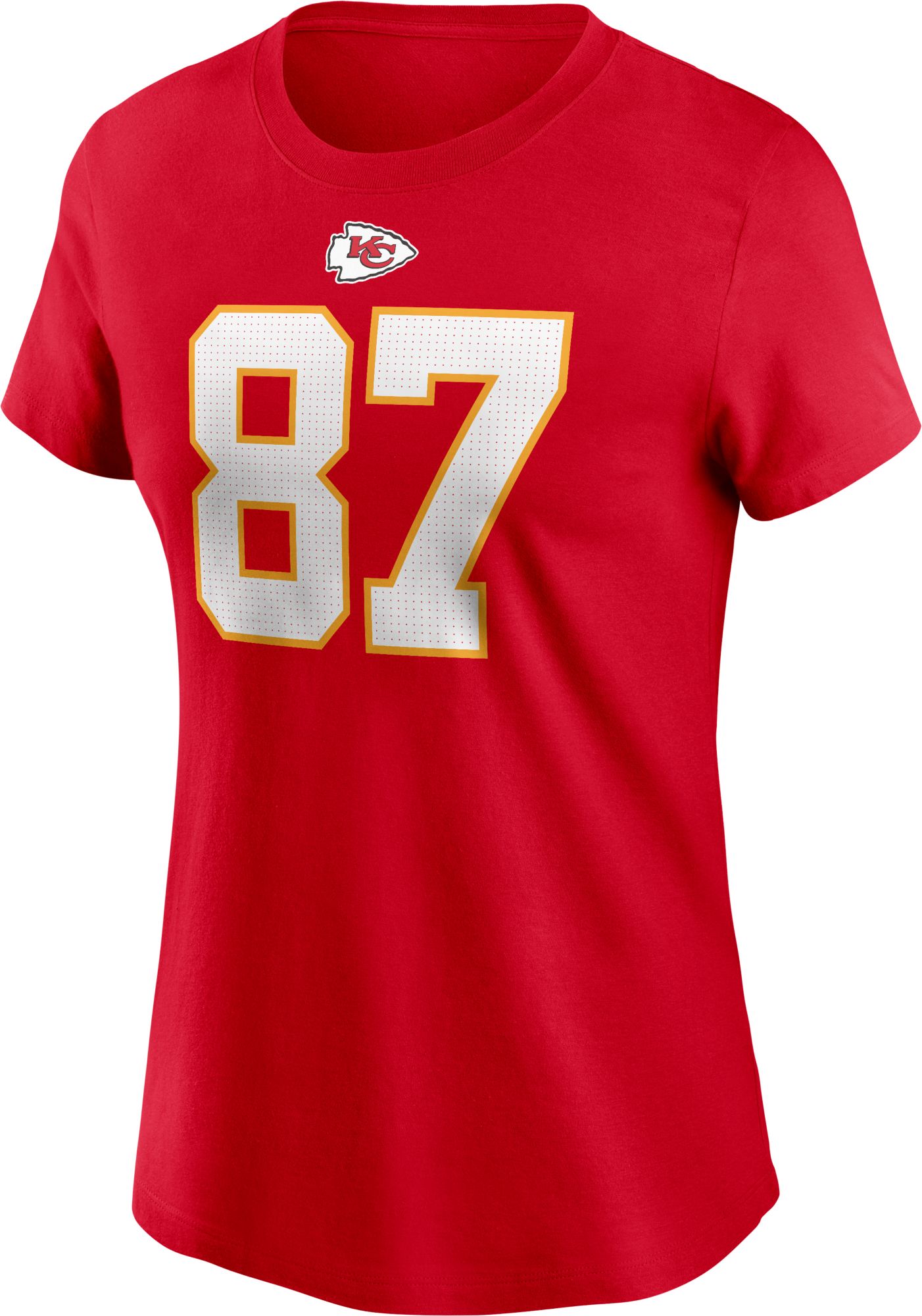 Nike Women's Kansas City Chiefs Travis Kelce #87 Red T-Shirt product image