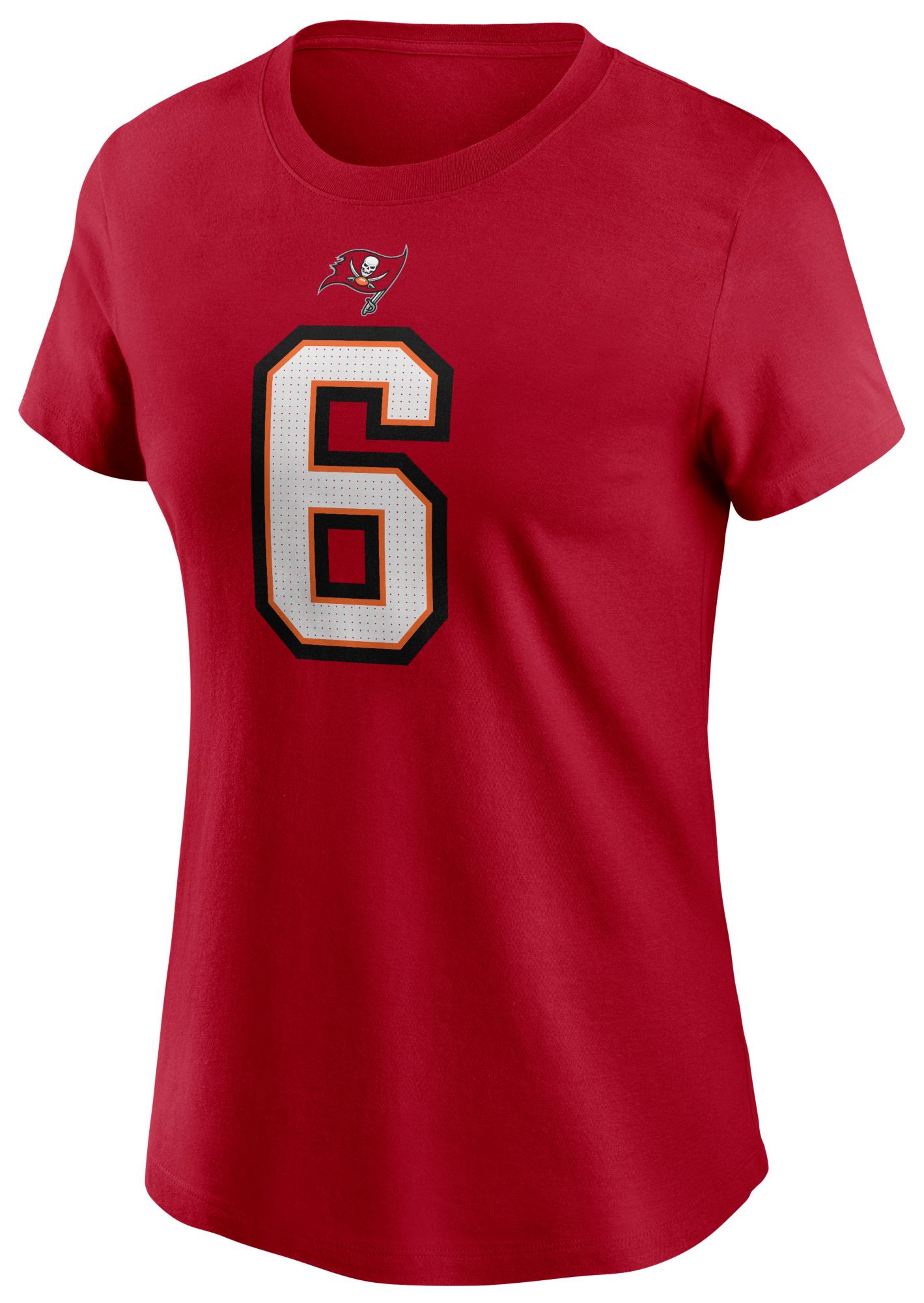 Nike Women's Tampa Bay Buccaneers Baker Mayfield #6 Gym Red T-Shirt product image