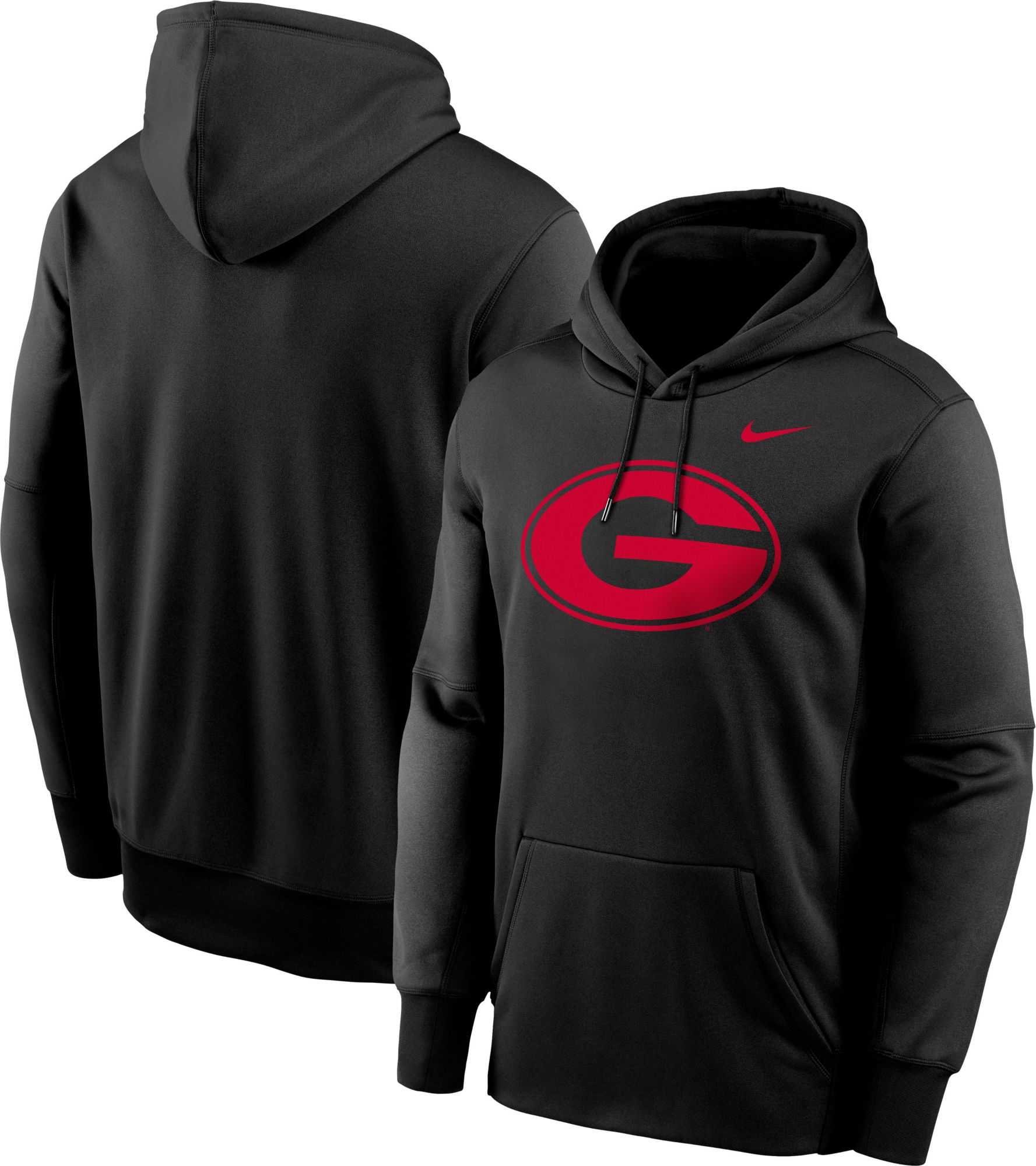 Nike Men's Georgia Bulldogs Black Club Fleece Pullover Hoodie product image