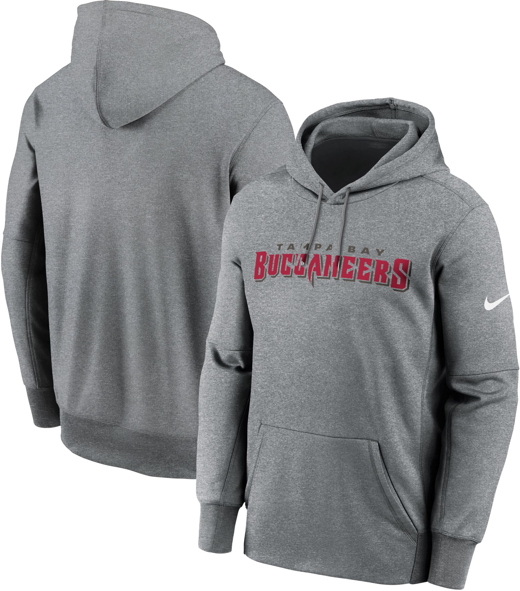 Nike Men's Tampa Bay Buccaneers Therma-FIT Wordmark Team Color Hoodie product image