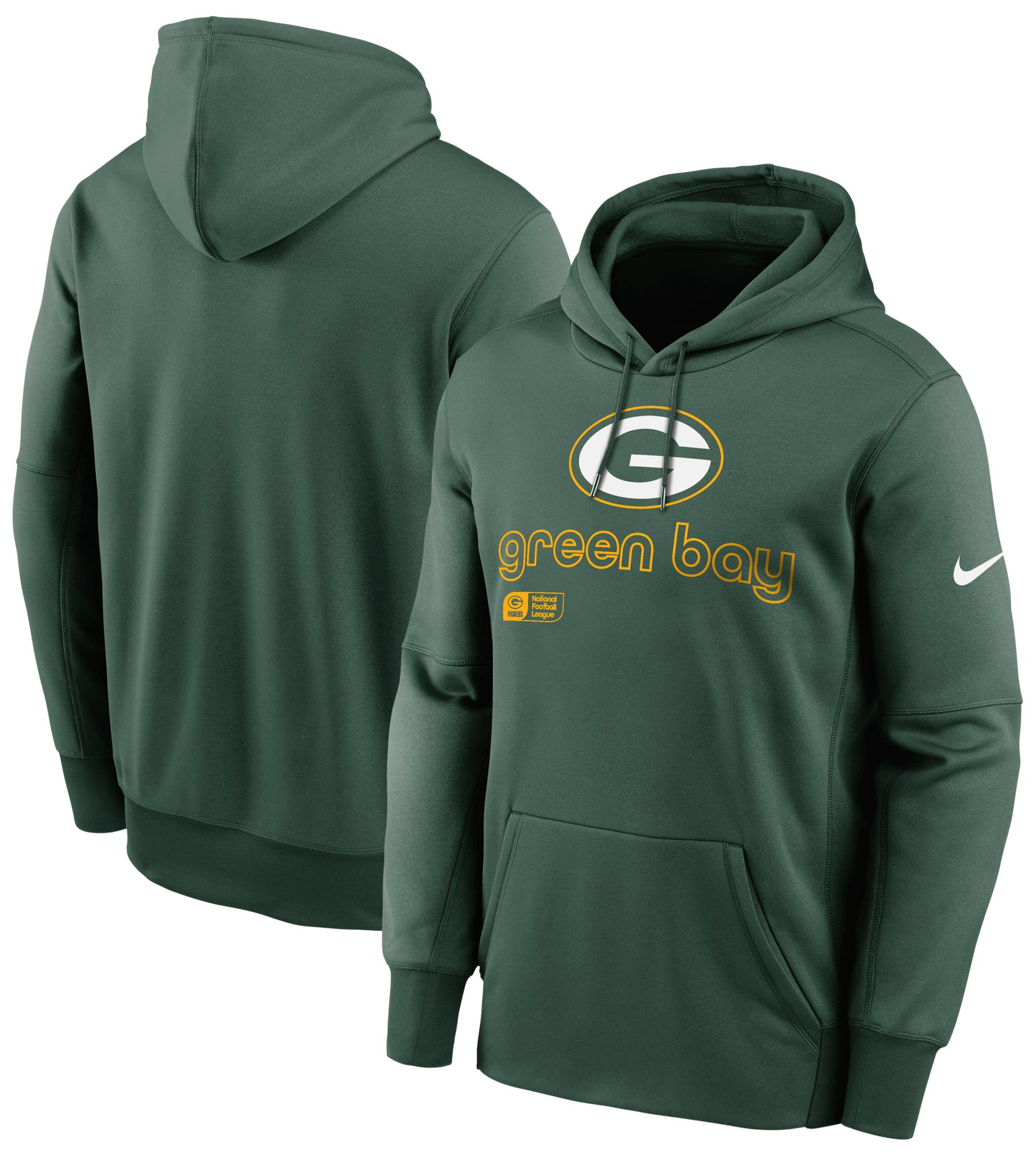 Nike Men's Green Bay Packers Therma-FIT Pullover Hoodie product image