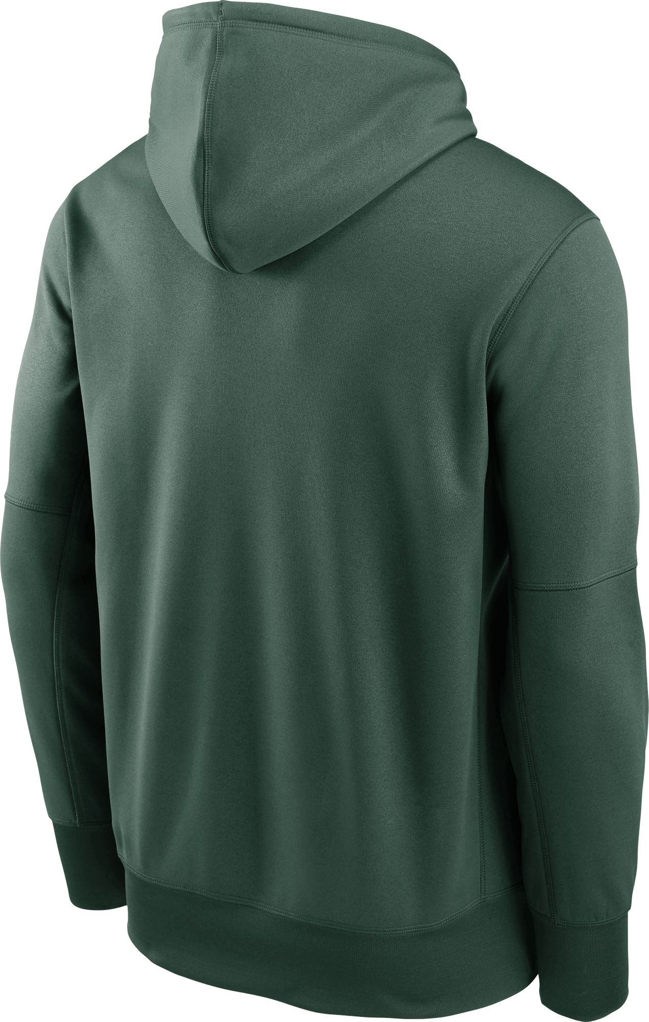 Nike Men's Green Bay Packers Wordmark Therma-FIT Black Hoodie