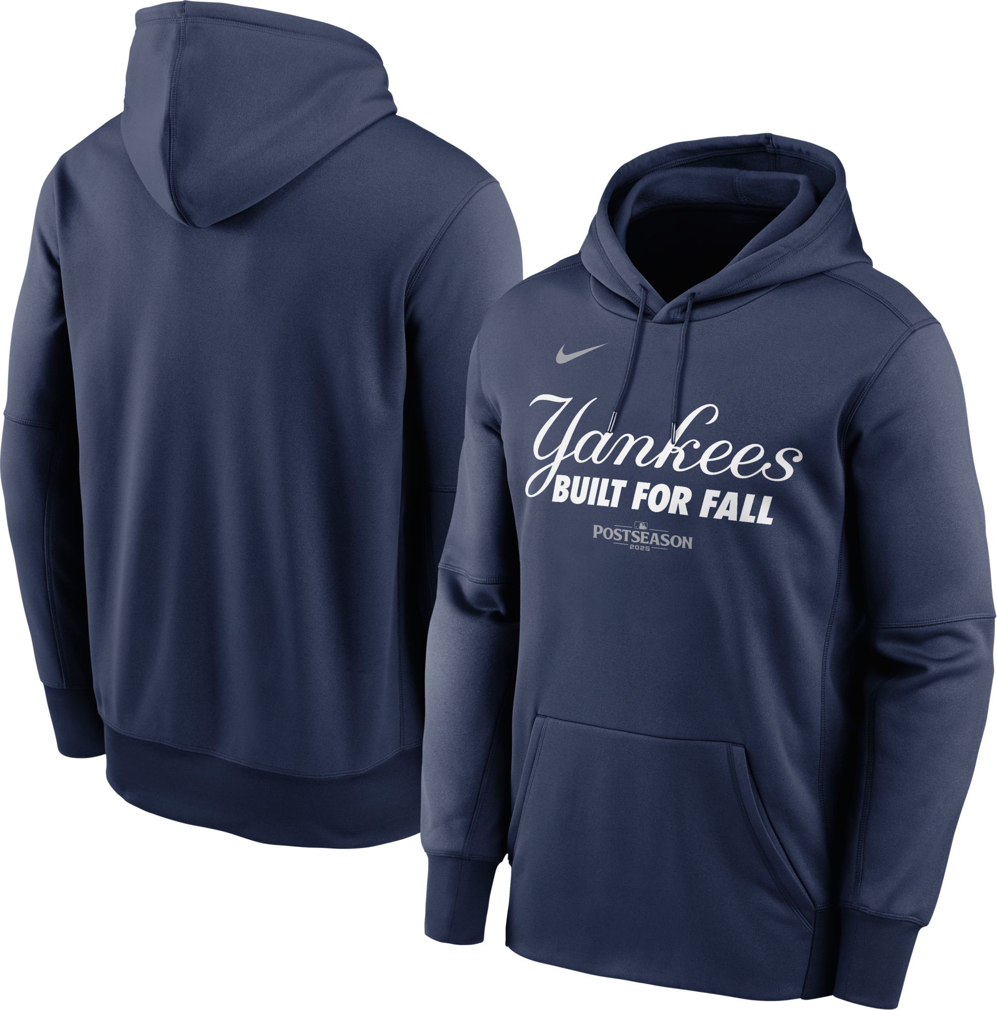 Nike Men's New York Yankees 'Built for Fall' 2025 Postseason Participant Therma Authentic Collection Hoodie product image