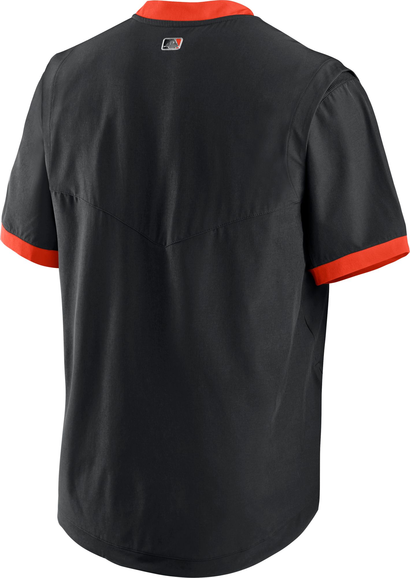 Nike Men's San Francisco Giants Black Short Sleeve Hot Jacket product image