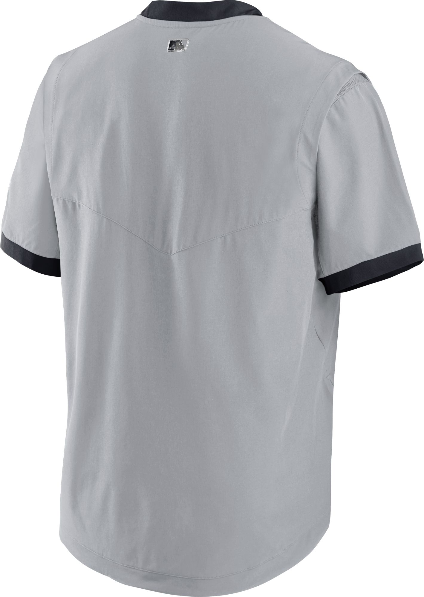 Nike Men's New York Yankees Grey Short Sleeve Hot Jacket product image