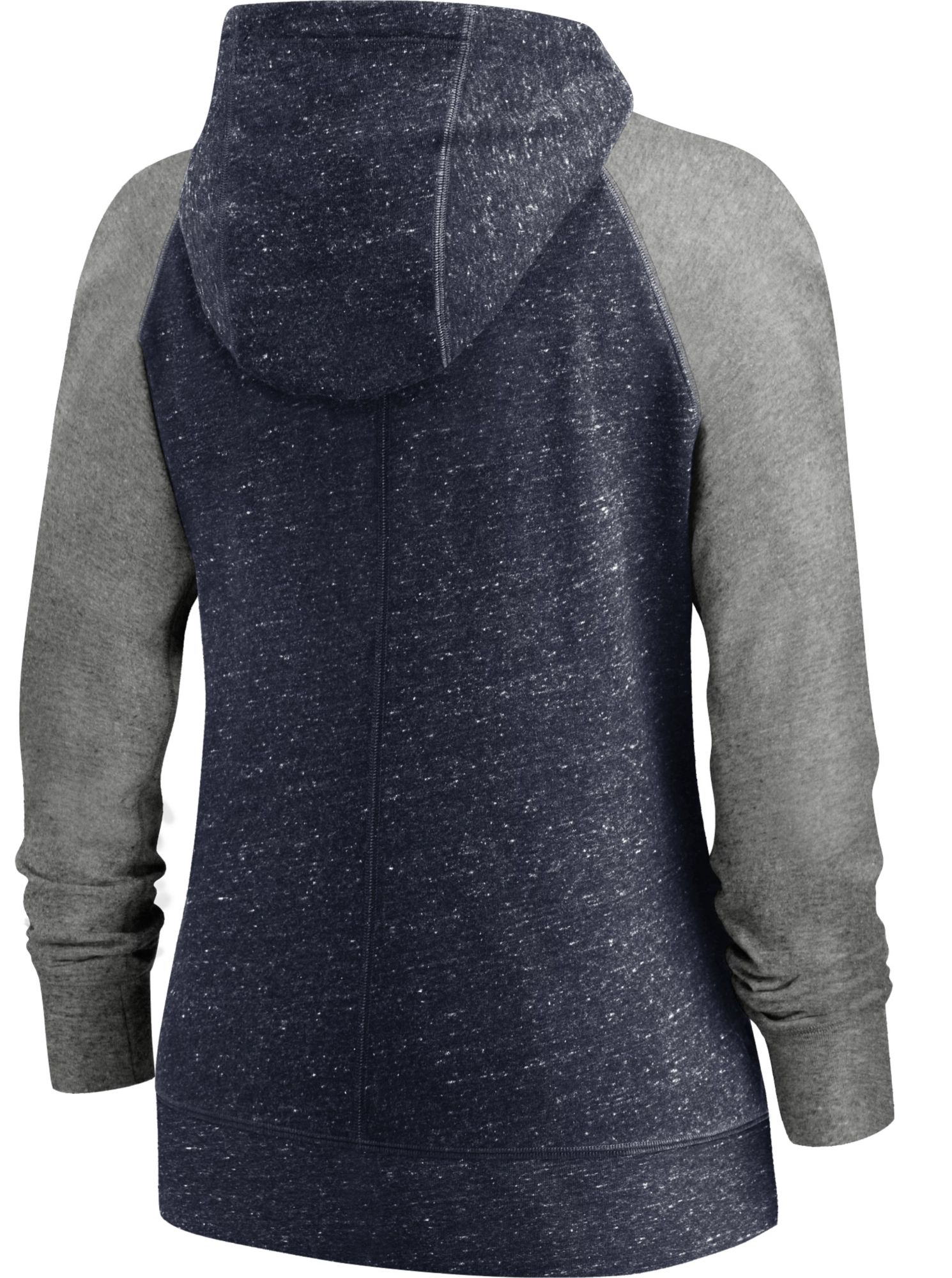 Nike Women's Chicago Bears Navy Gym Vintage Full-Zip Hoodie product image