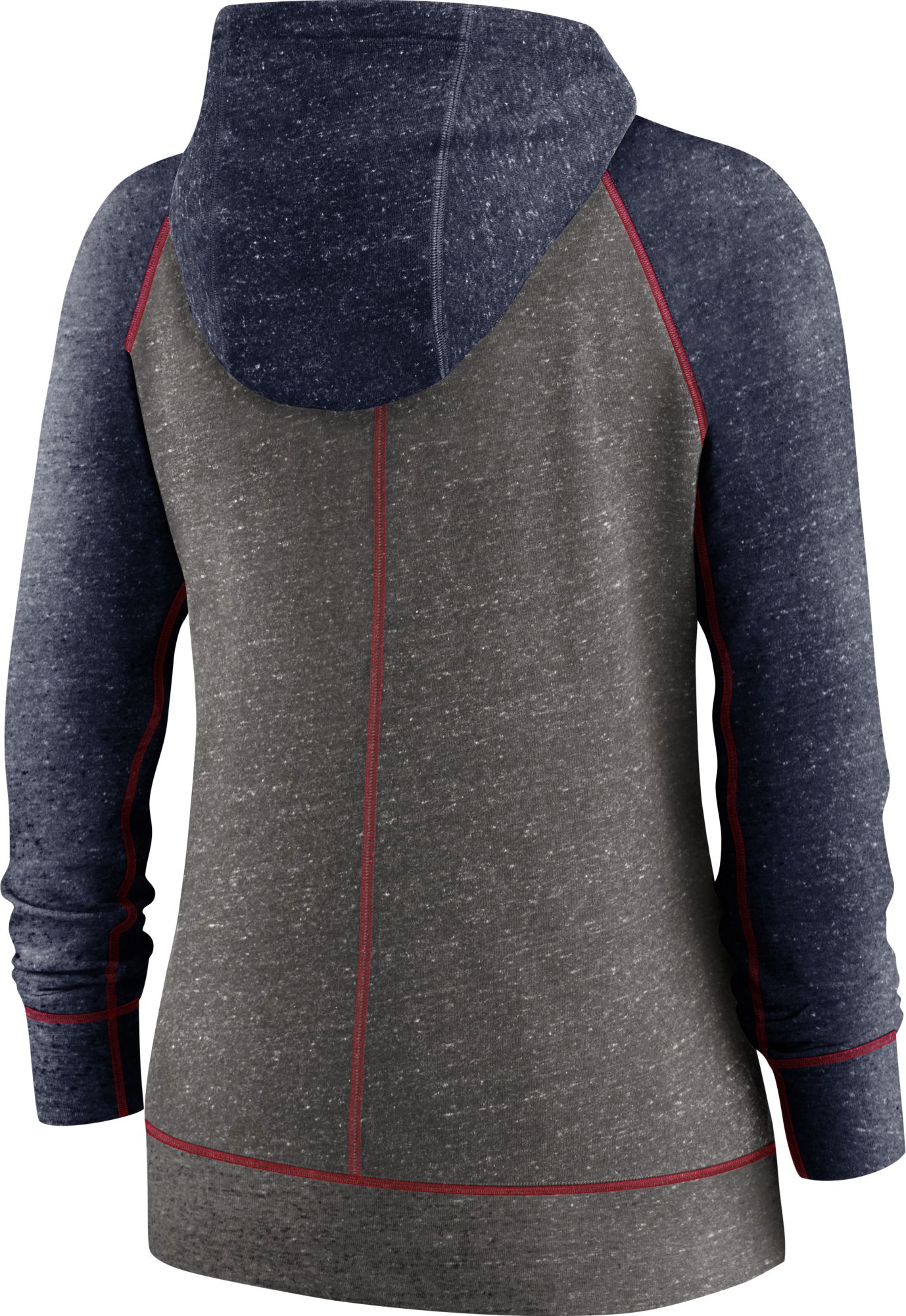 Nike Women's New England Patriots Gym Vintage Club Full-Zip Hoodie product image