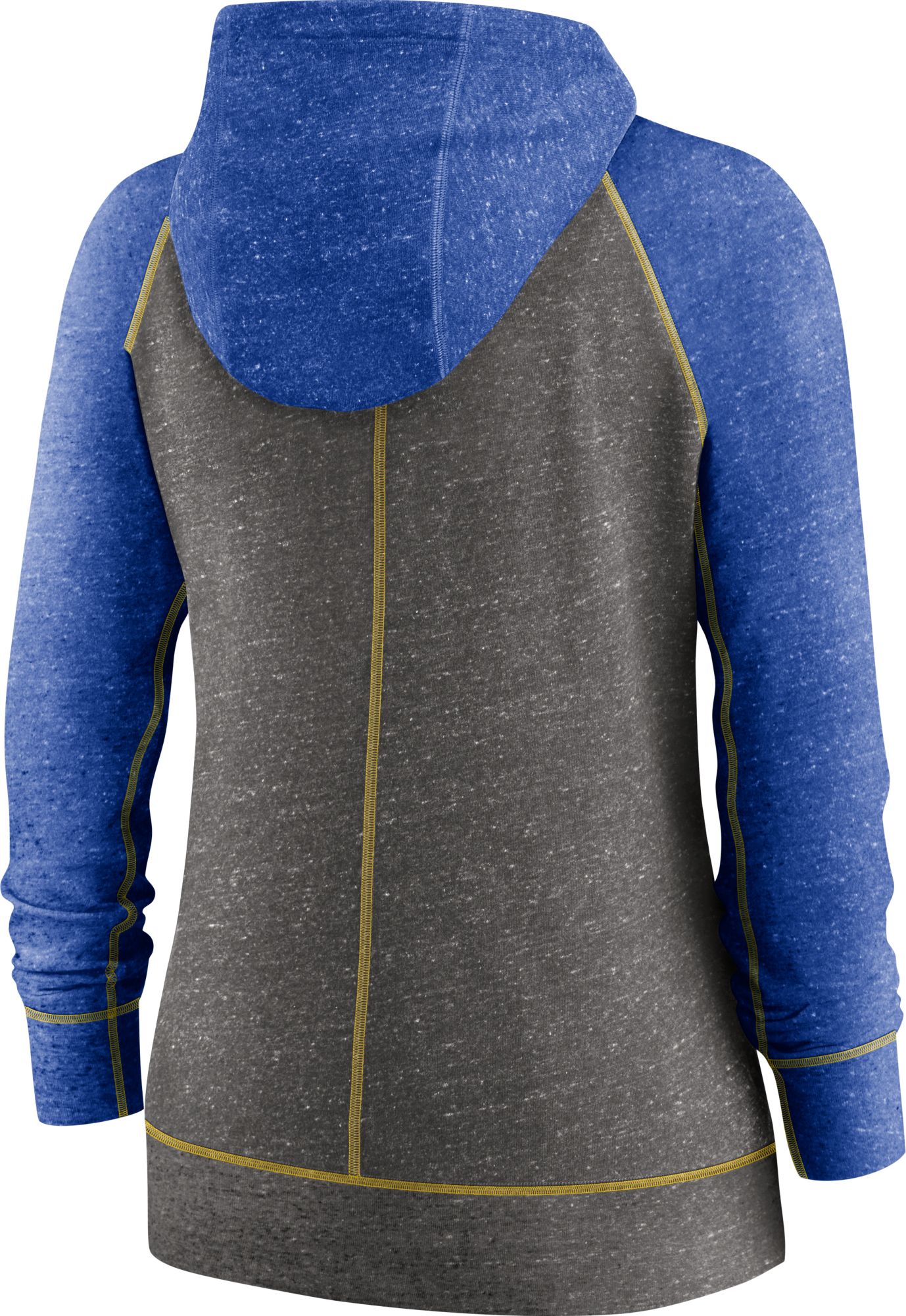 Nike Women's Los Angeles Rams Royal Gym Vintage Full-Zip Hoodie product image