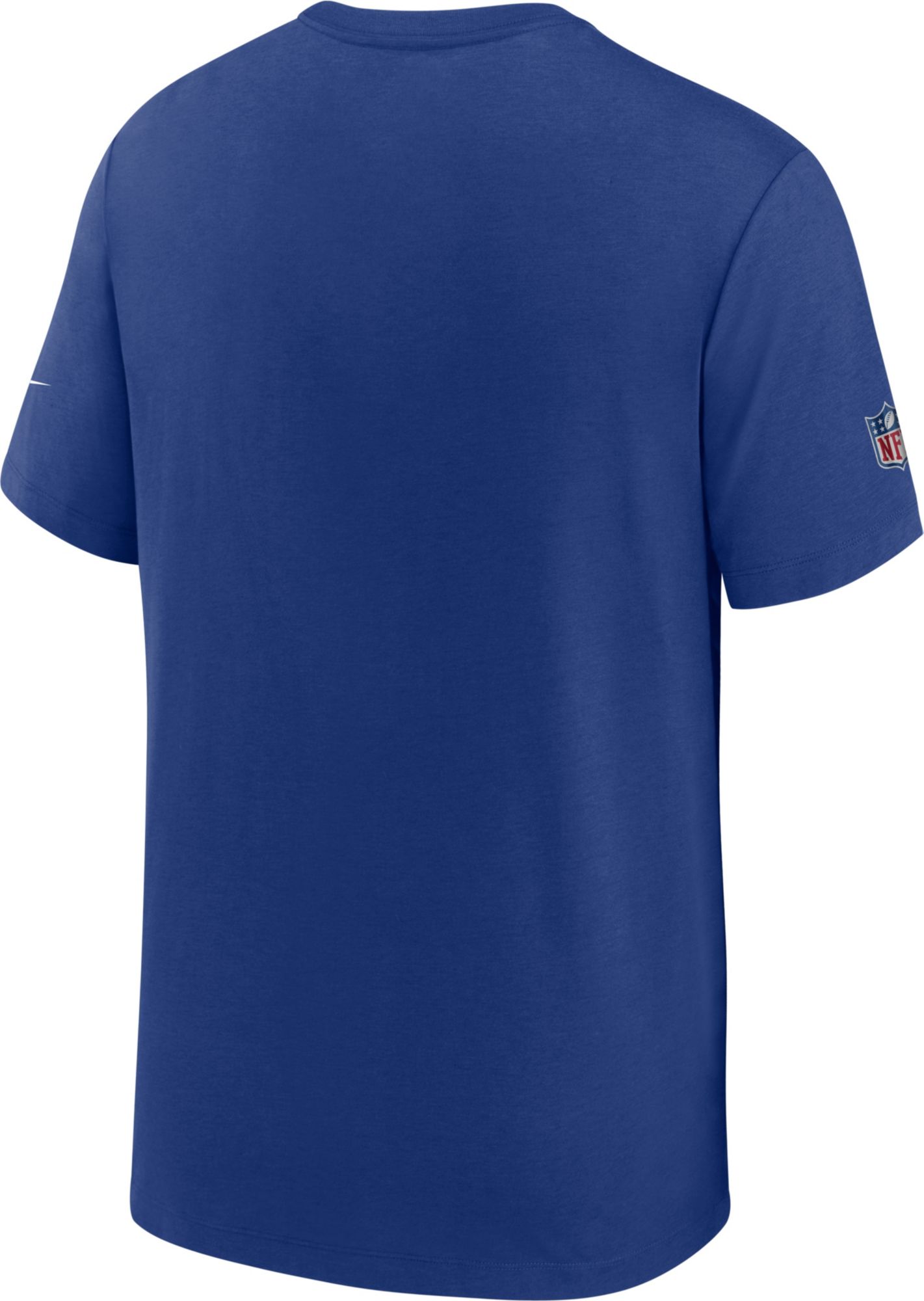 Nike Men's New York Giants Sideline Dri-FIT Cotton Football All Royal T-Shirt product image
