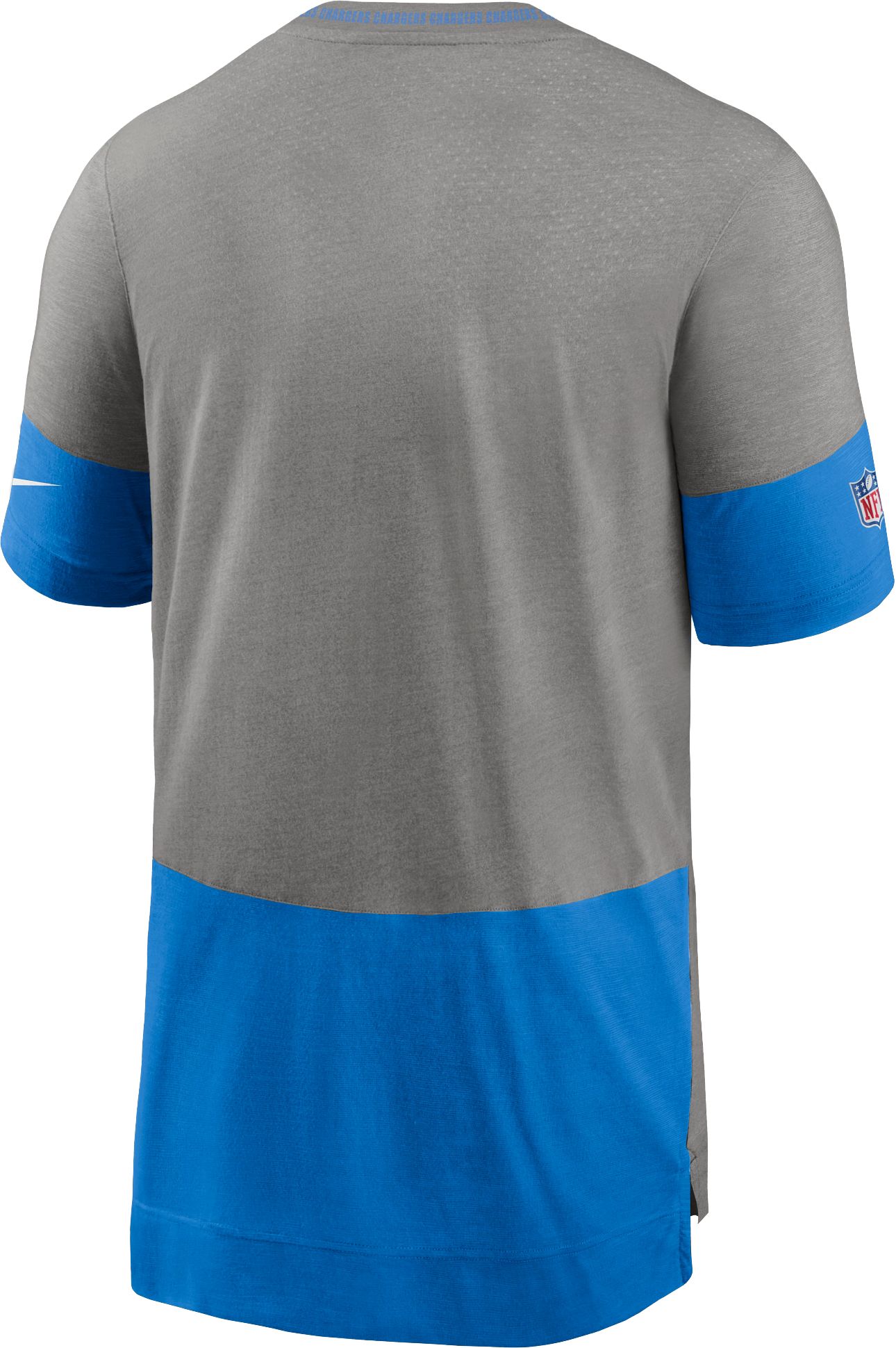 Nike Men's Los Angeles Chargers Grey Sideline Player T-Shirt product image