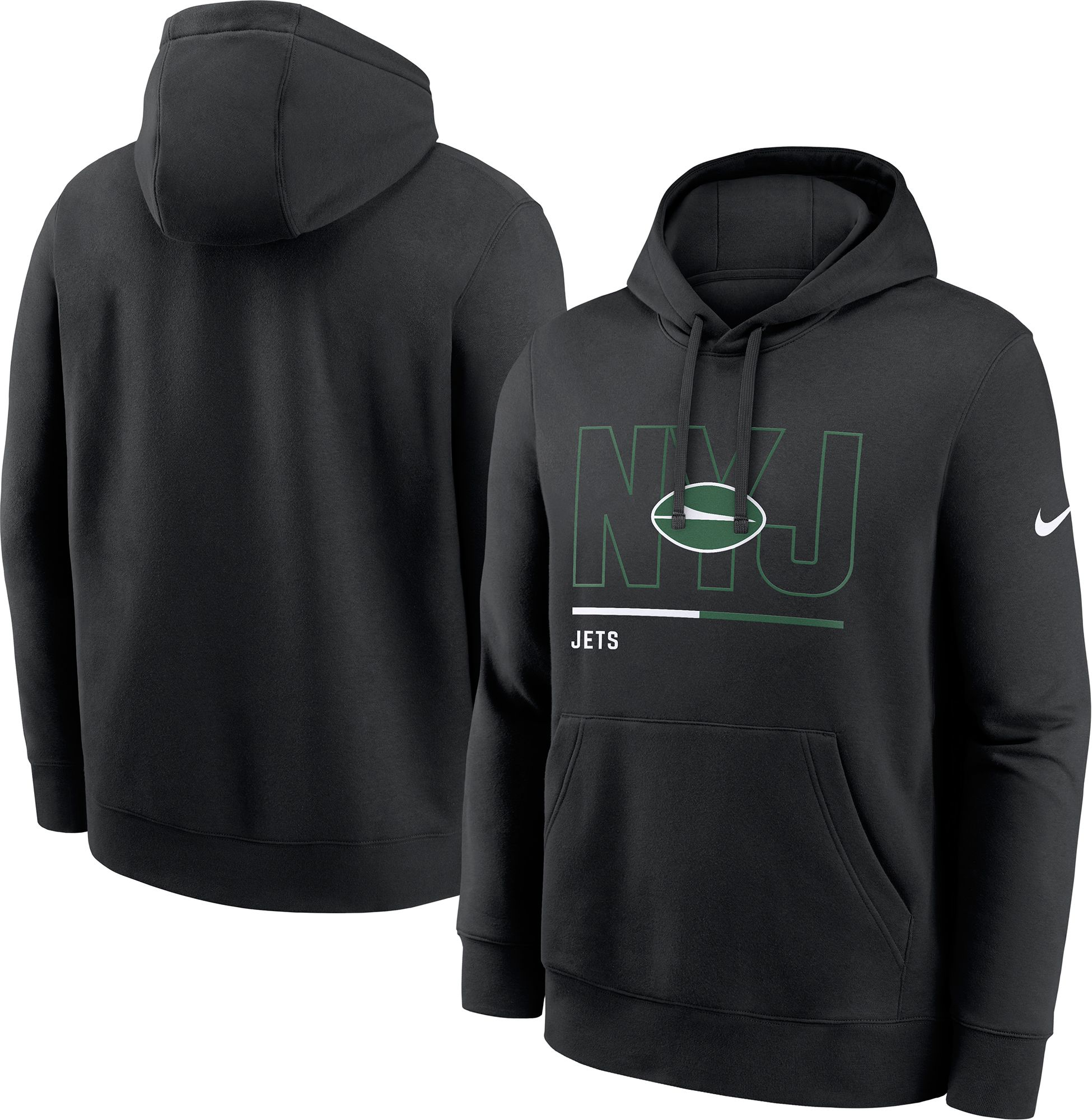 Nike Men's New York Jets Black City Code 2025 Club Hoodie product image