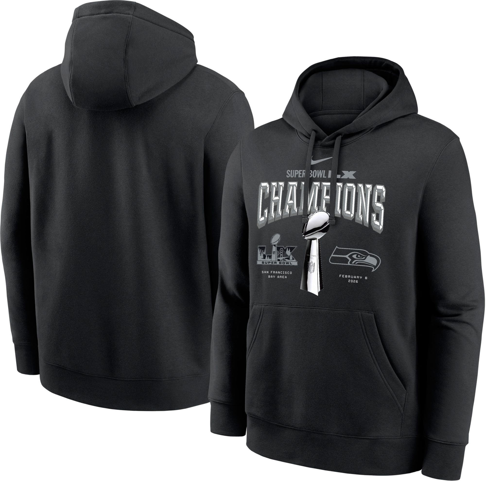 Nike Men's 2025-26 Super Bowl LX Champions Seattle Seahawks Locker Room Hoodie product image